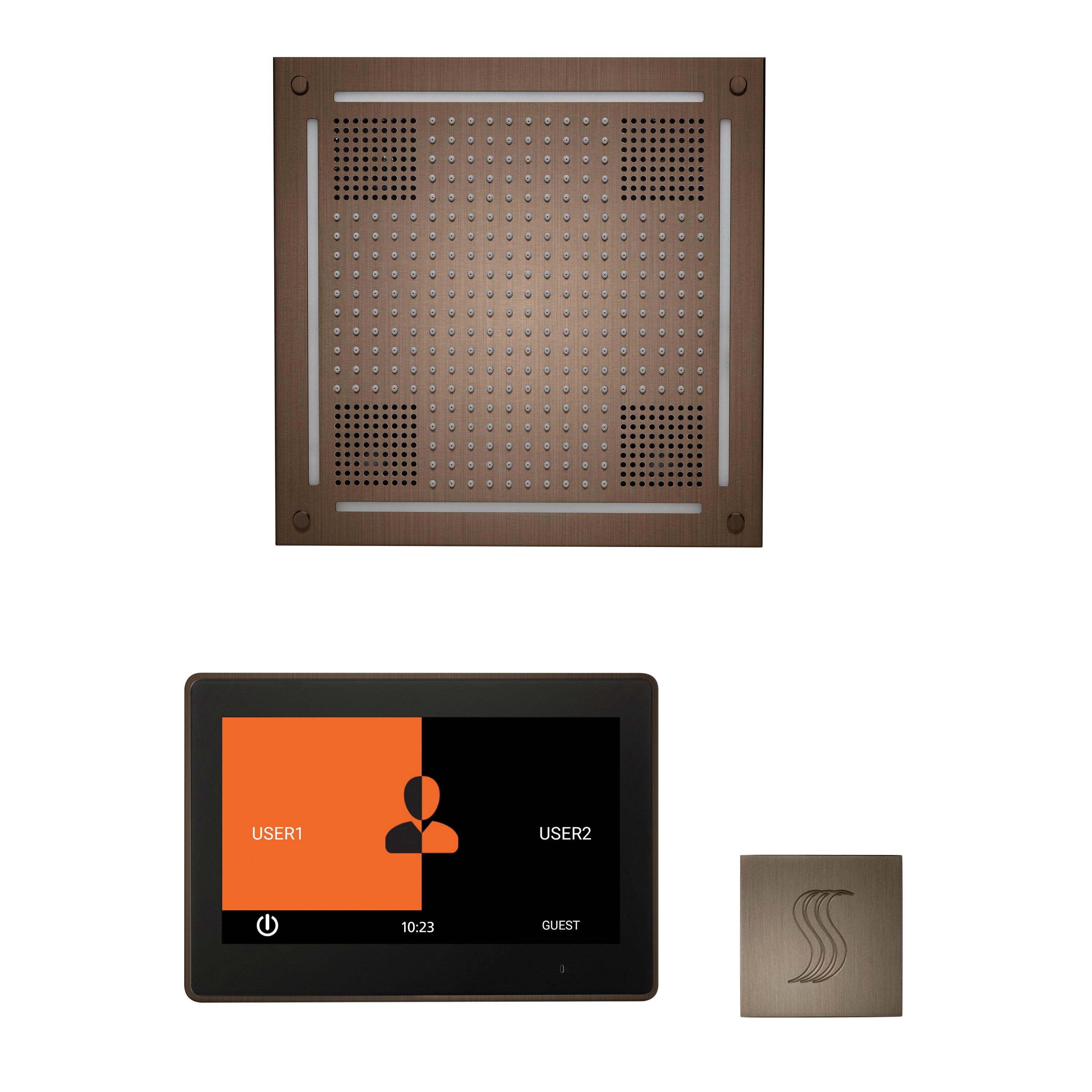 Thermasol The wellness Hydrovive Steam Package with 10" ThermaTouch Square