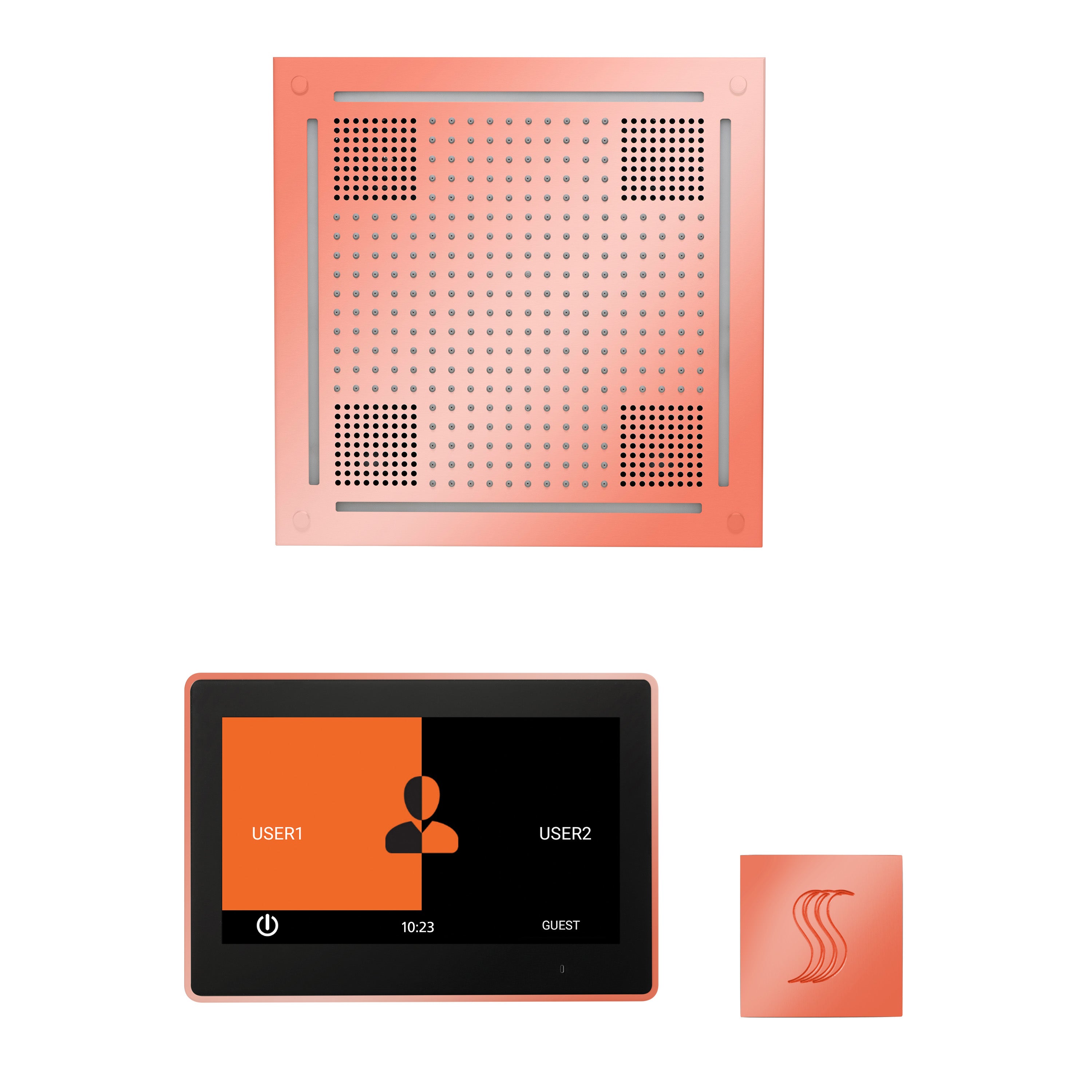 Thermasol The wellness Hydrovive Steam Package with 10" ThermaTouch Square
