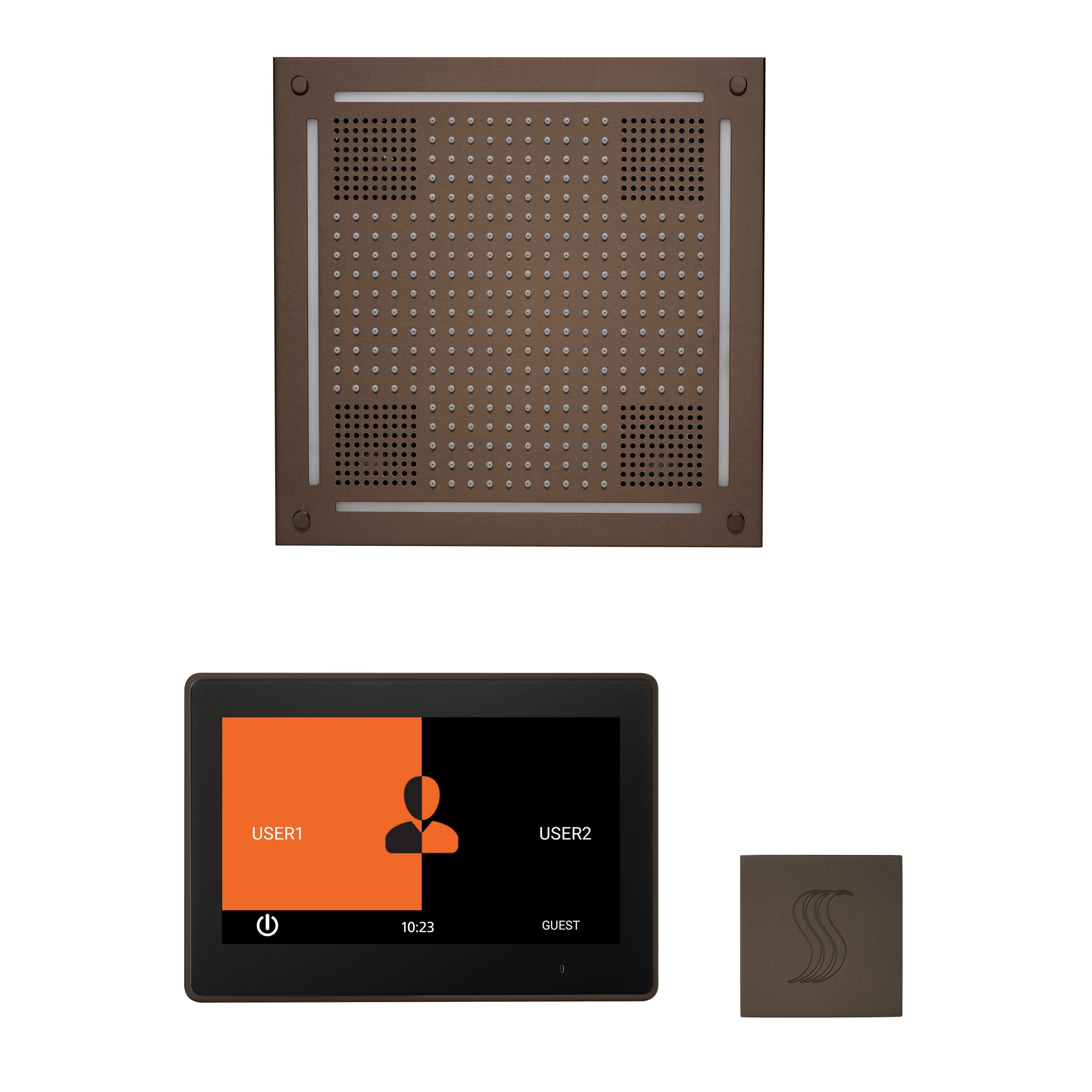 Thermasol The wellness Hydrovive Steam Package with 10" ThermaTouch Square