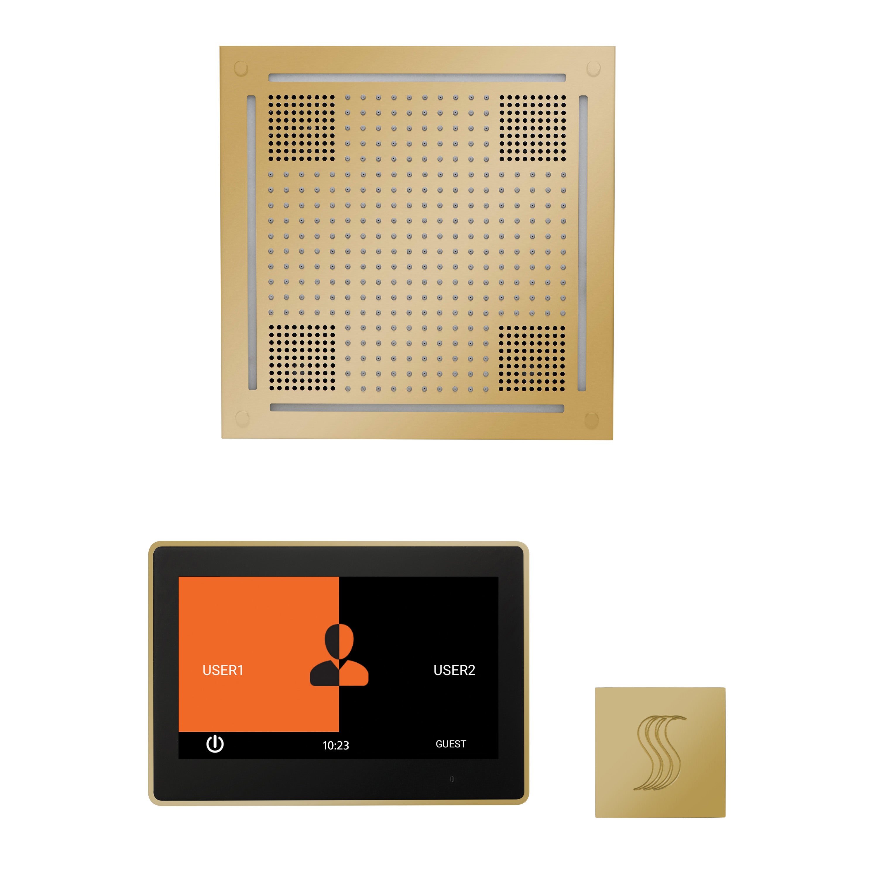 Thermasol The wellness Hydrovive Steam Package with 10" ThermaTouch Square