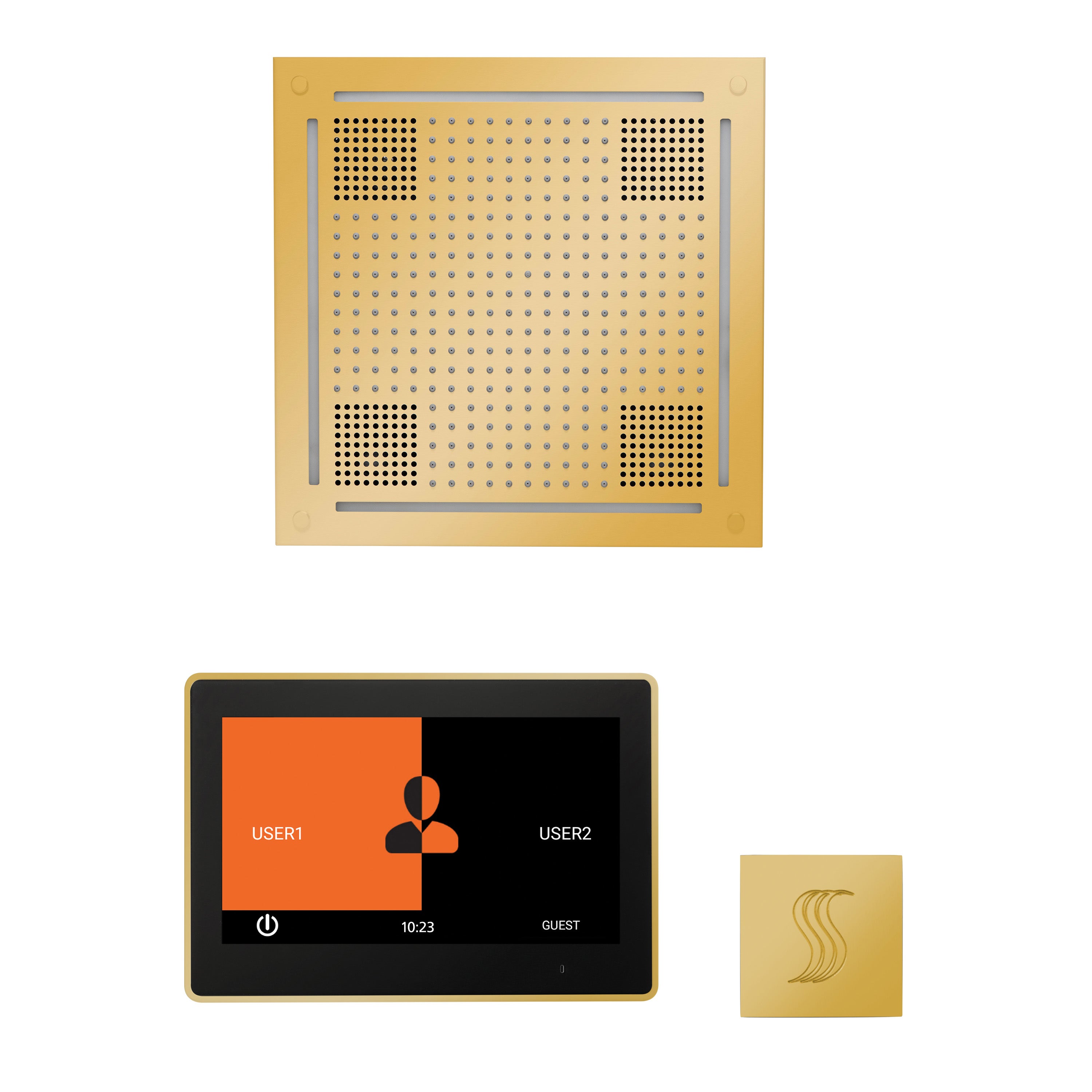 Thermasol The wellness Hydrovive Steam Package with 10" ThermaTouch Square