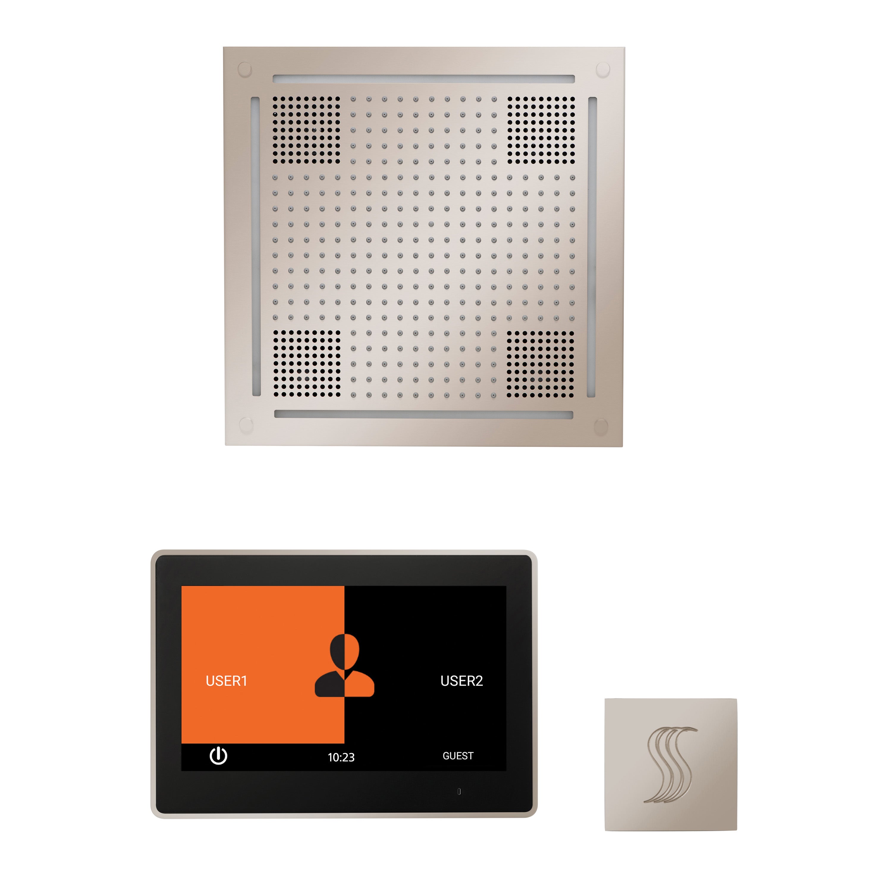 Thermasol The wellness Hydrovive Steam Package with 10" ThermaTouch Square
