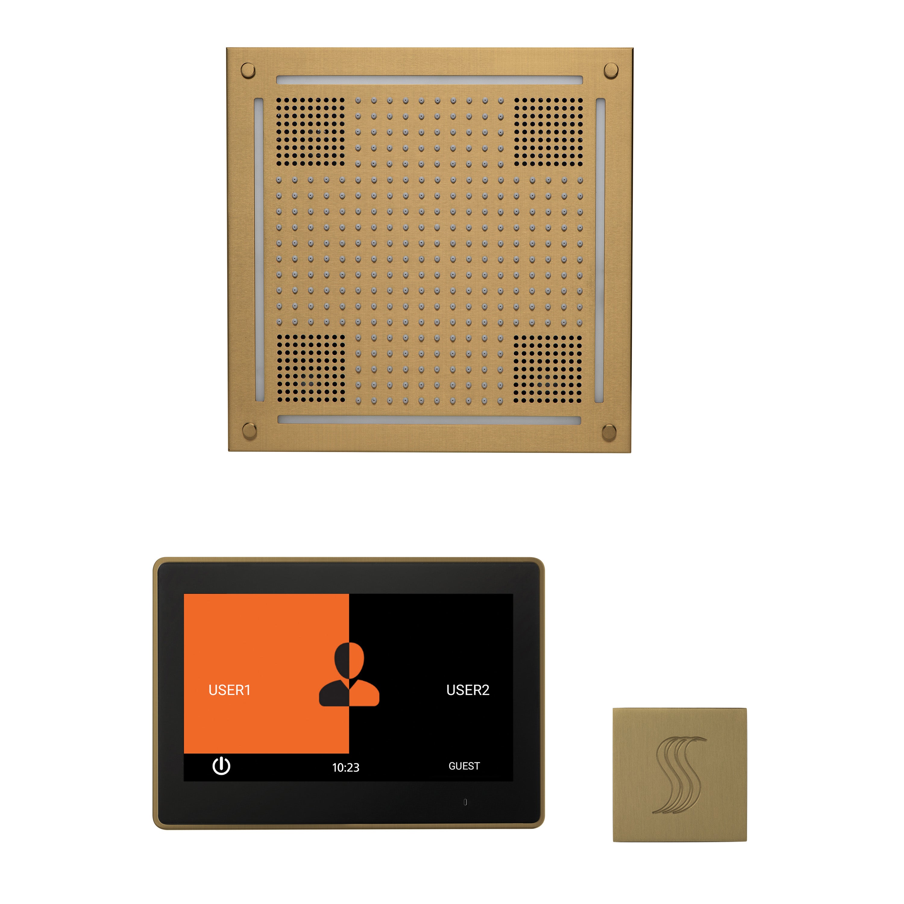 Thermasol The wellness Hydrovive Steam Package with 10" ThermaTouch Square
