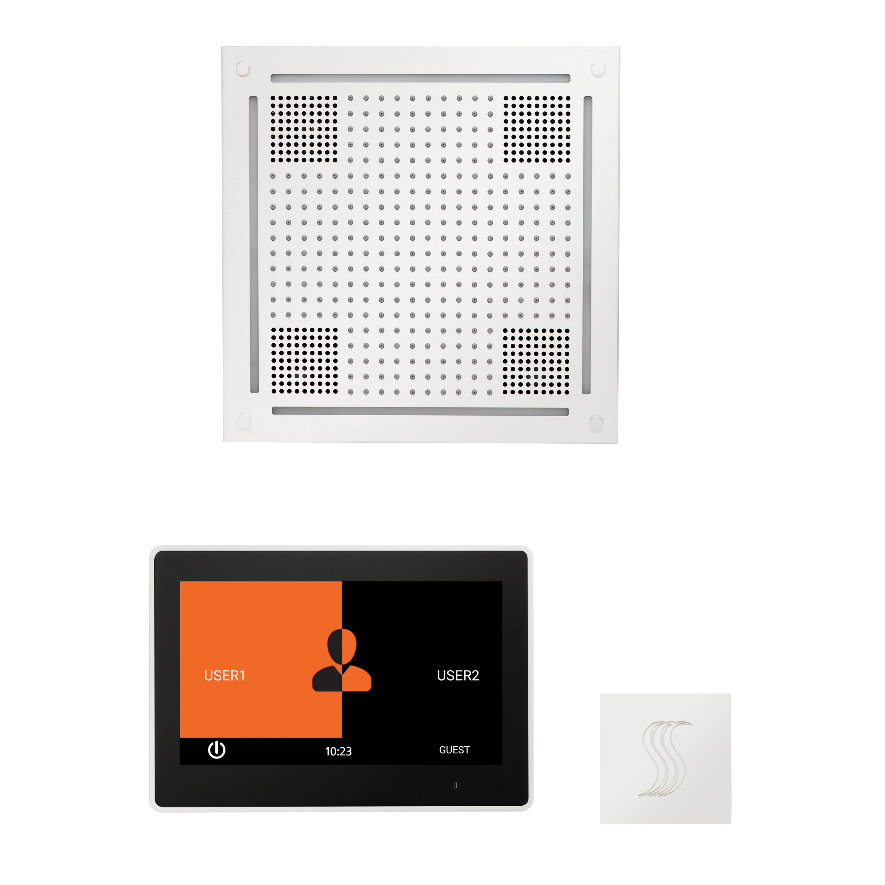 Thermasol The wellness Hydrovive Steam Package with 10" ThermaTouch Square