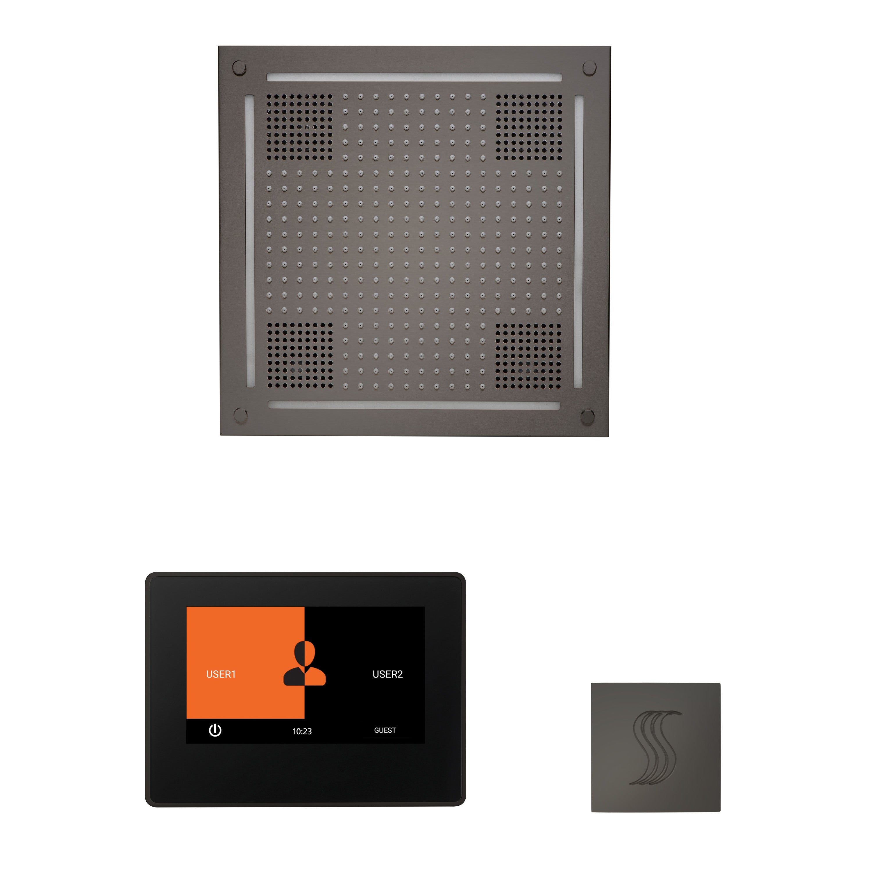 Thermasol The wellness Hydrovive Steam Package with 7" ThermaTouch Square