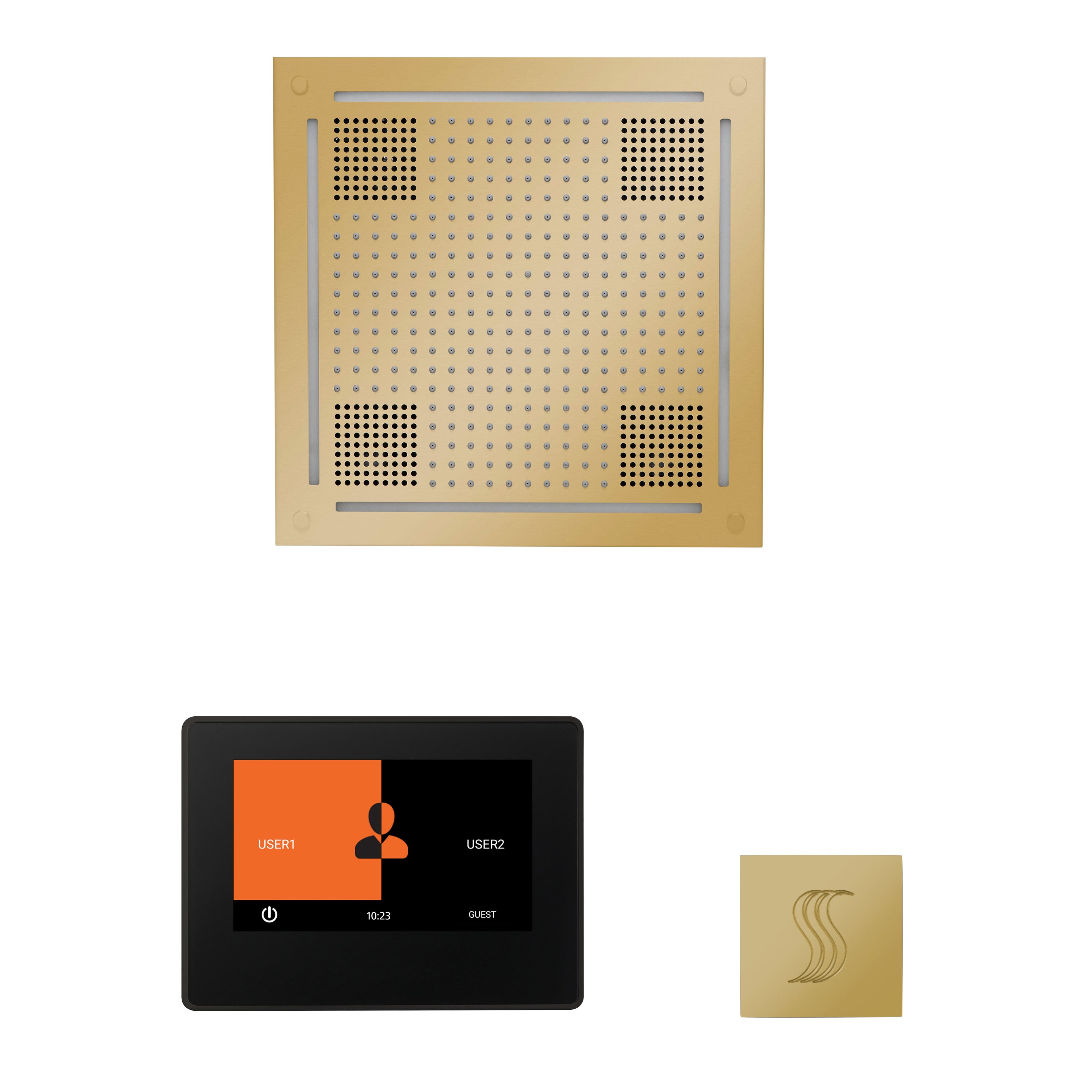 Thermasol The wellness Hydrovive Steam Package with 7" ThermaTouch Square
