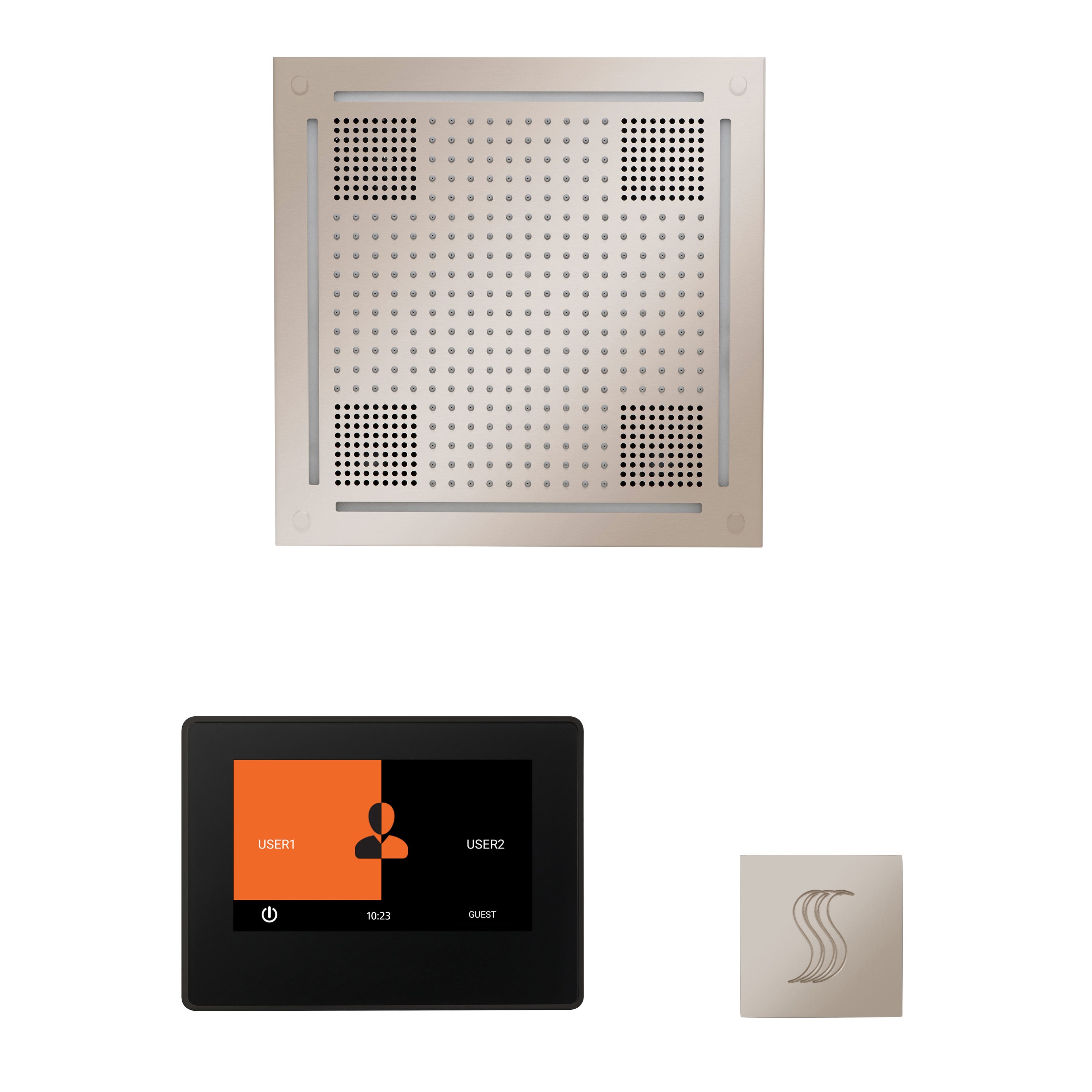 Thermasol The wellness Hydrovive Steam Package with 7" ThermaTouch Square
