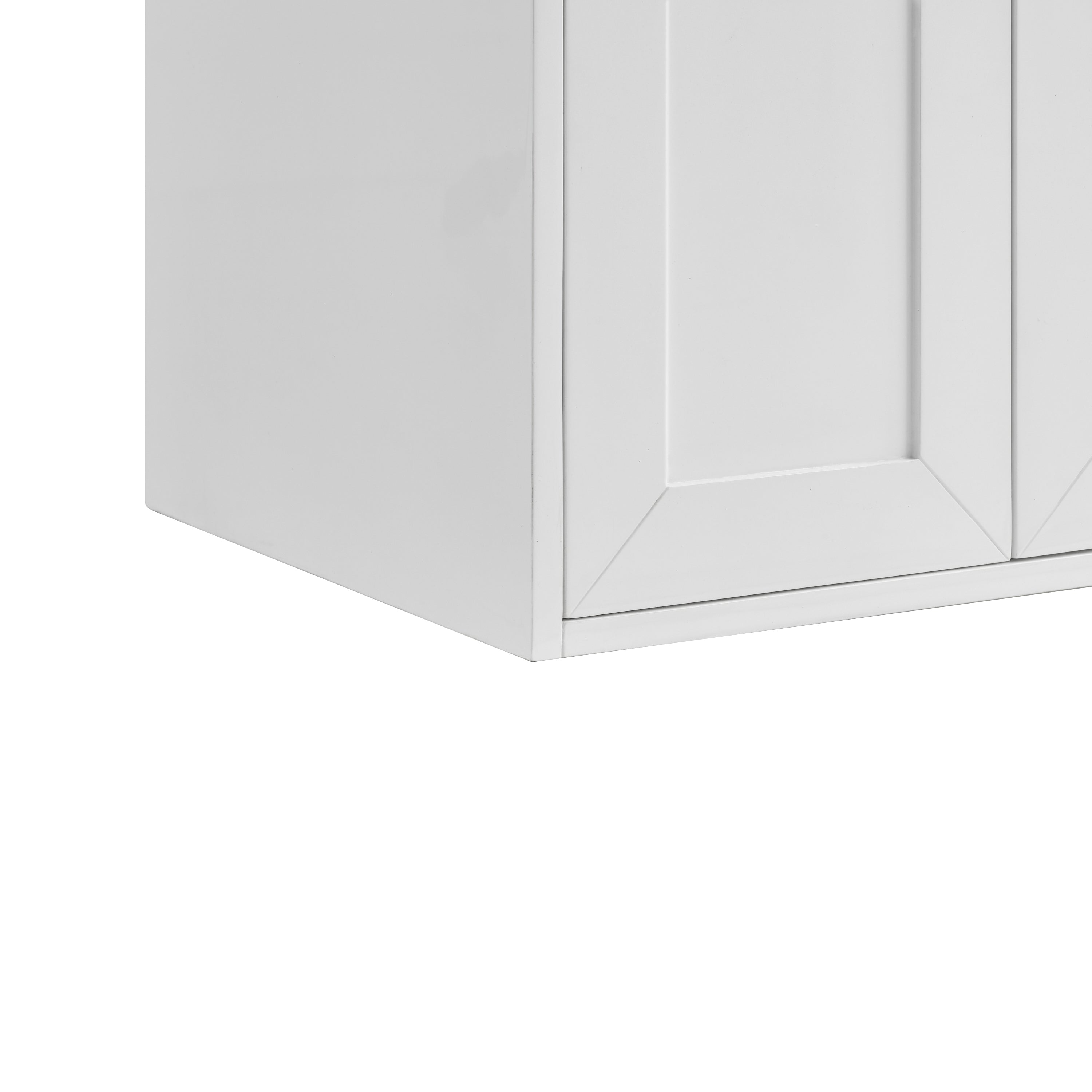 glossy white Vanity
