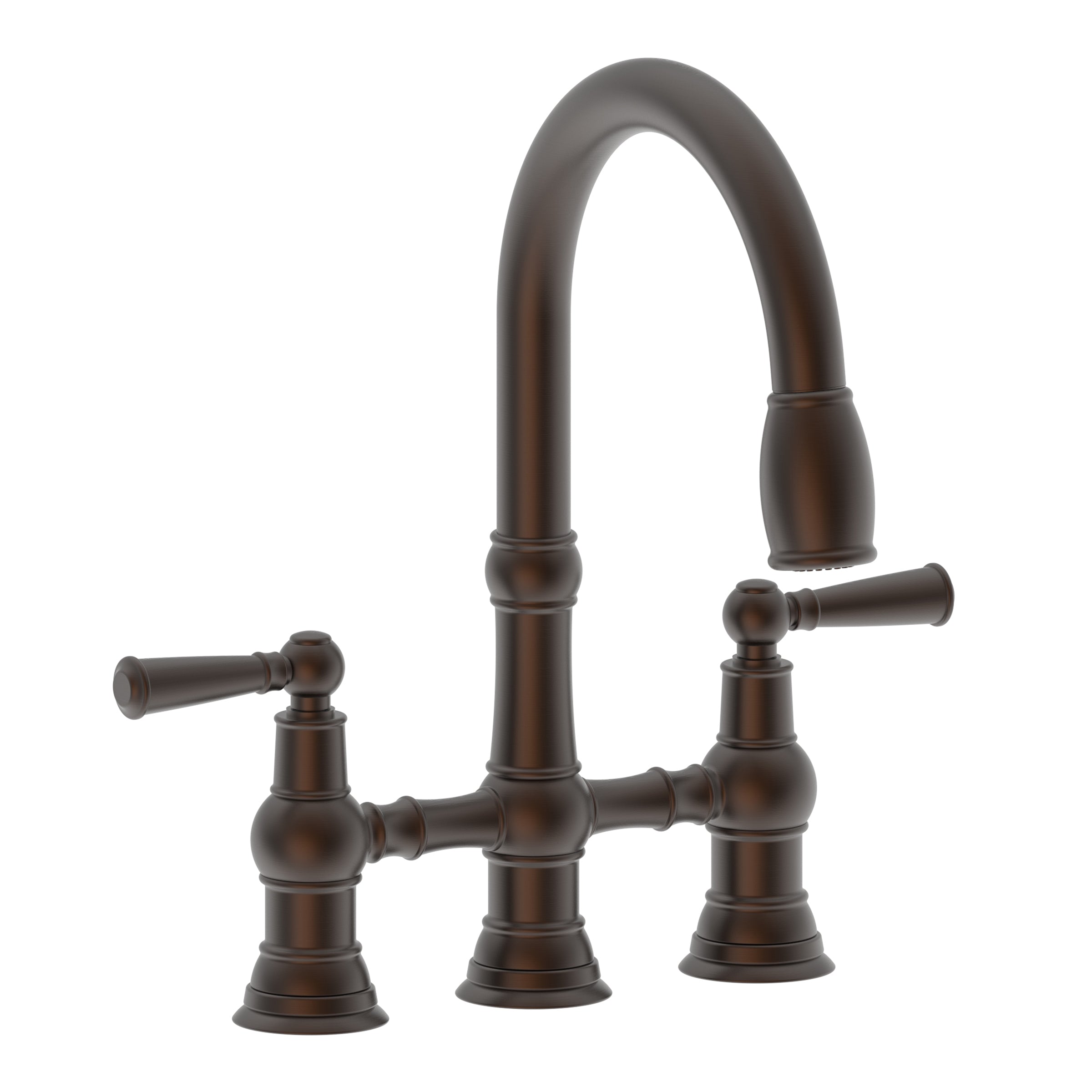 Newport Brass Jacobean Kitchen Bridge Pull-Down Faucet