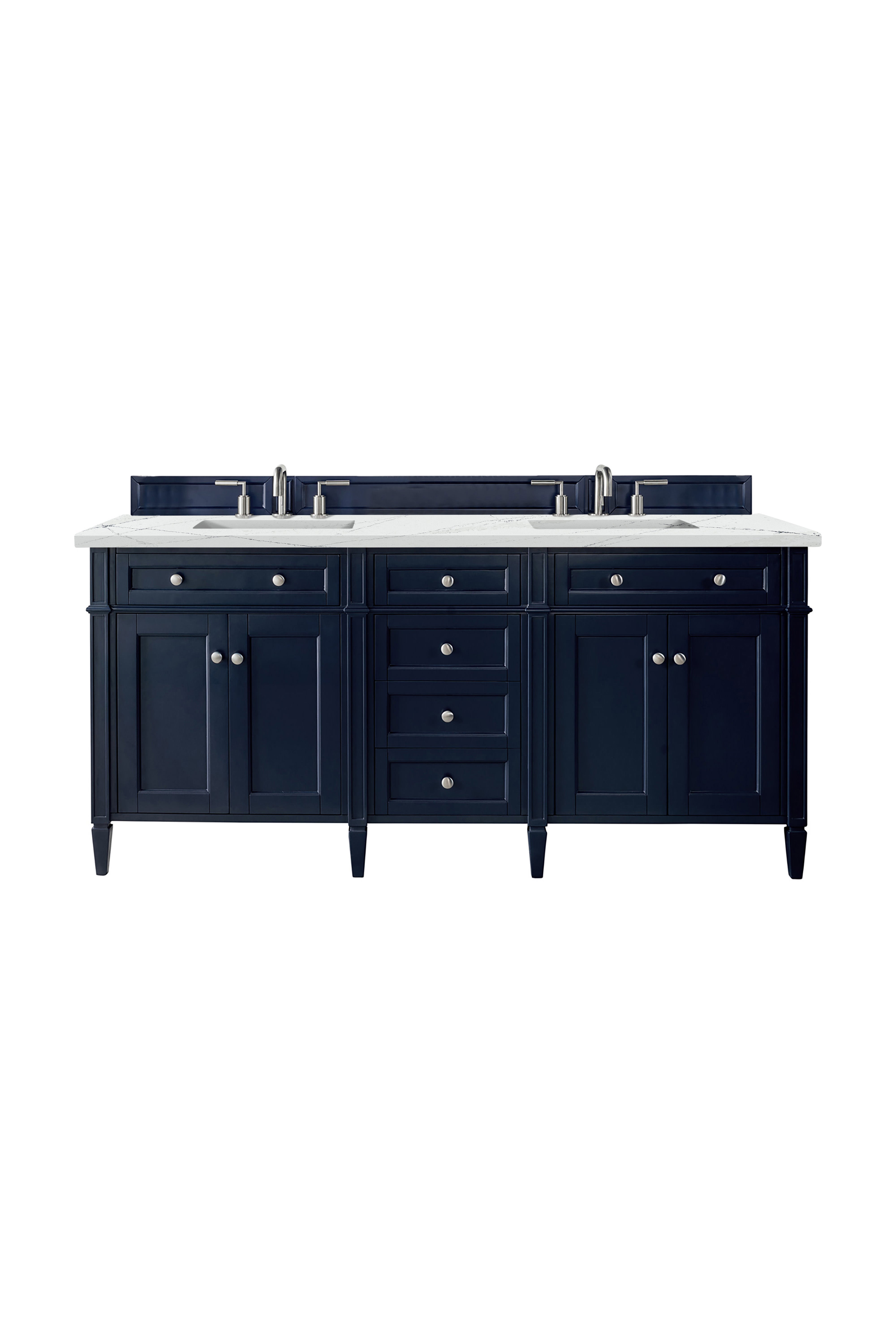 James Martin Vanities Brittany 72" Double Vanity - Victory Blue