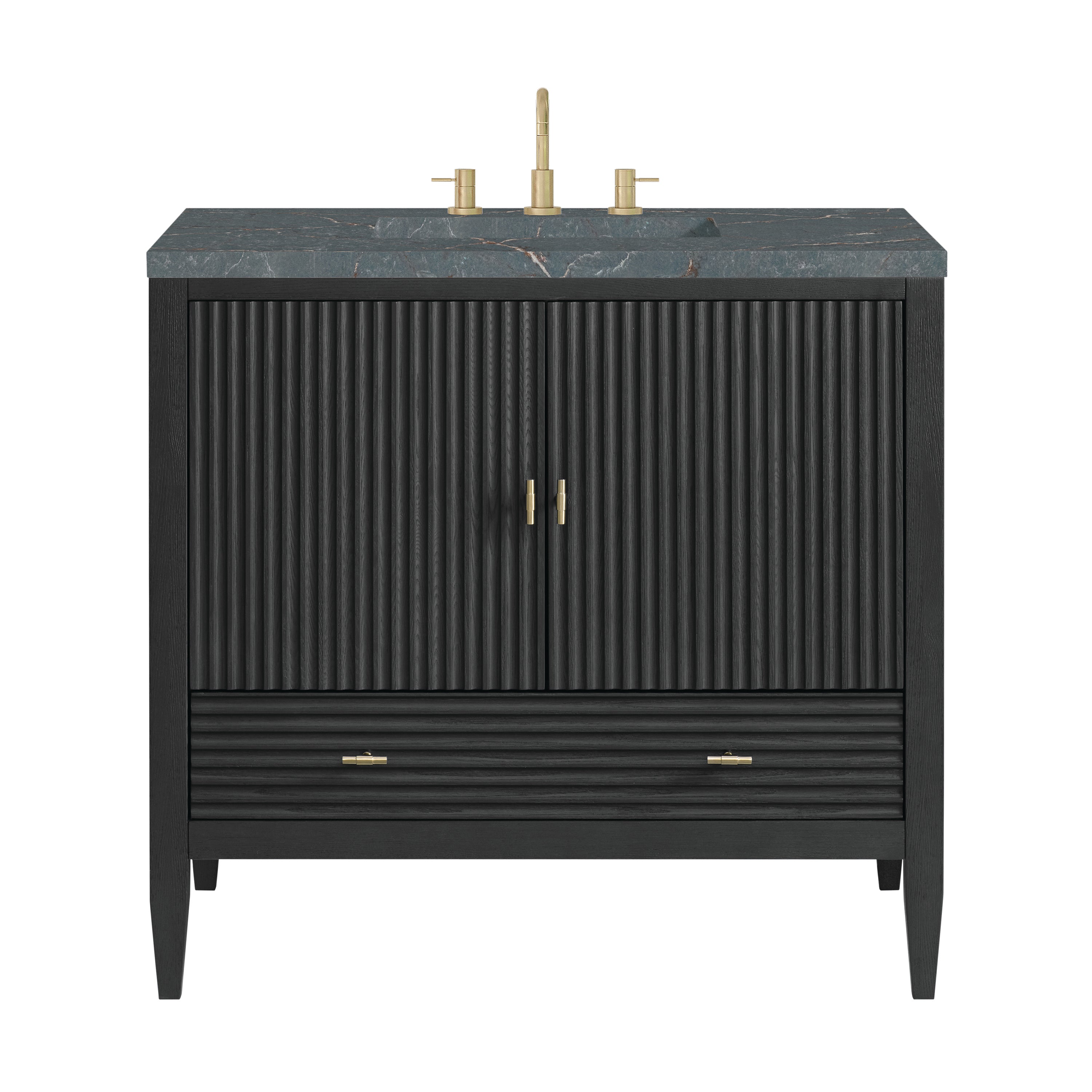 James Martin Vanities Myrrin 36" Vanity - Carbon Oak