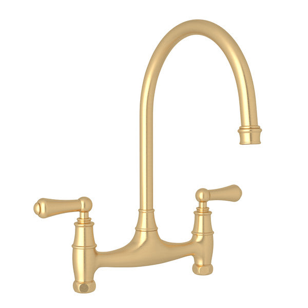 Rohl Georgian Era Bridge Kitchen Faucet without Unions