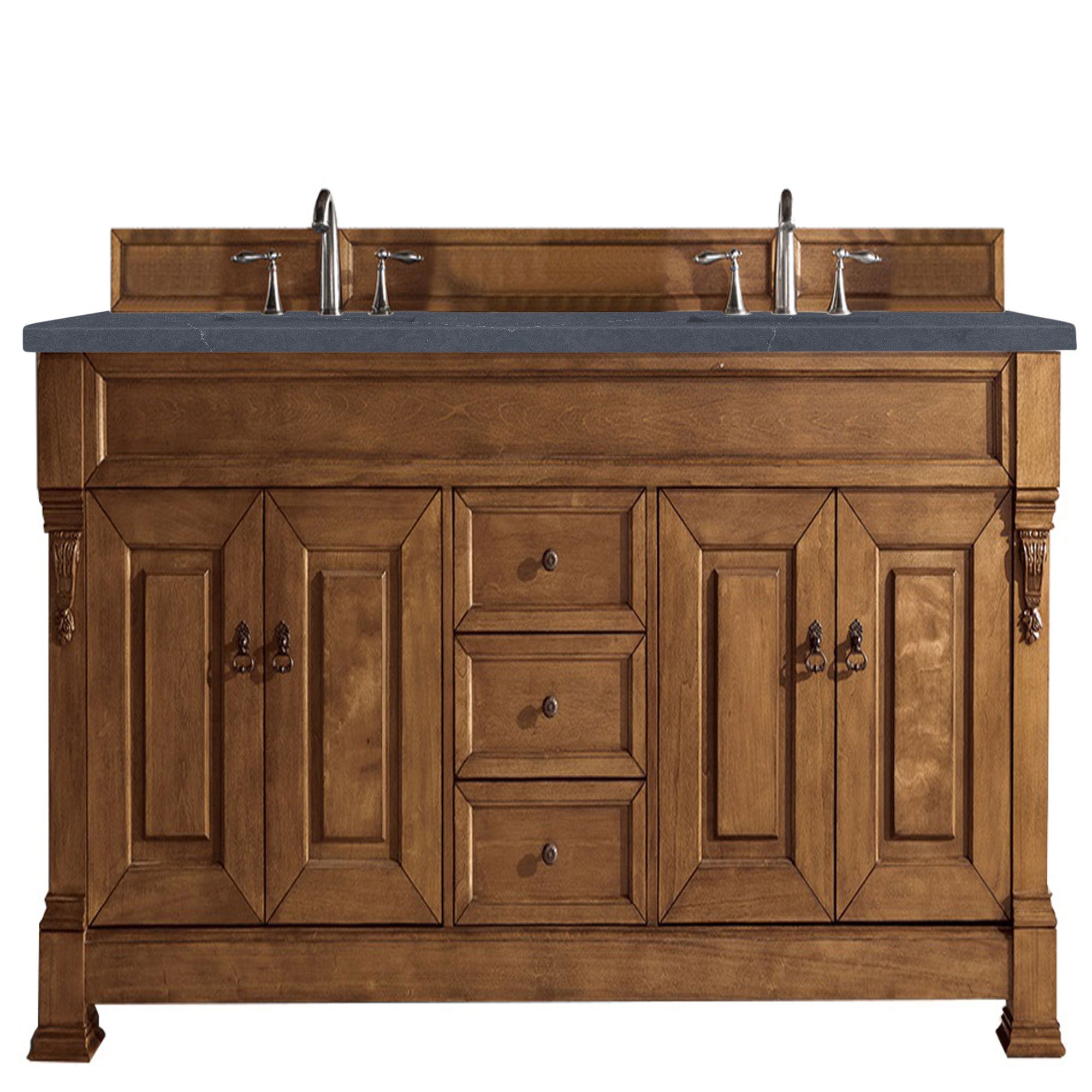 James Martin Vanities Brookfield 72" Double Vanity - Country Oak