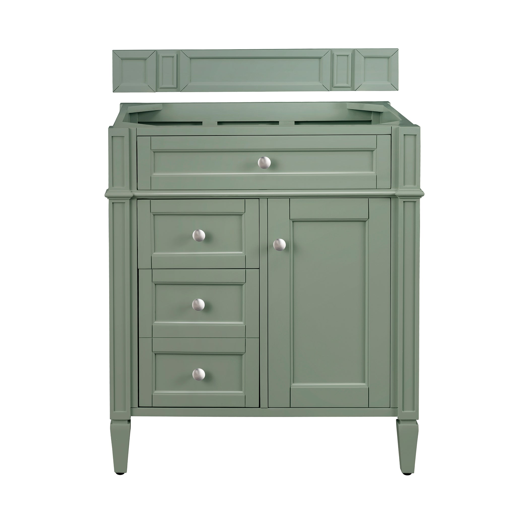 James Martin Vanities Brittany 30" Single Vanity - Smokey Celadon