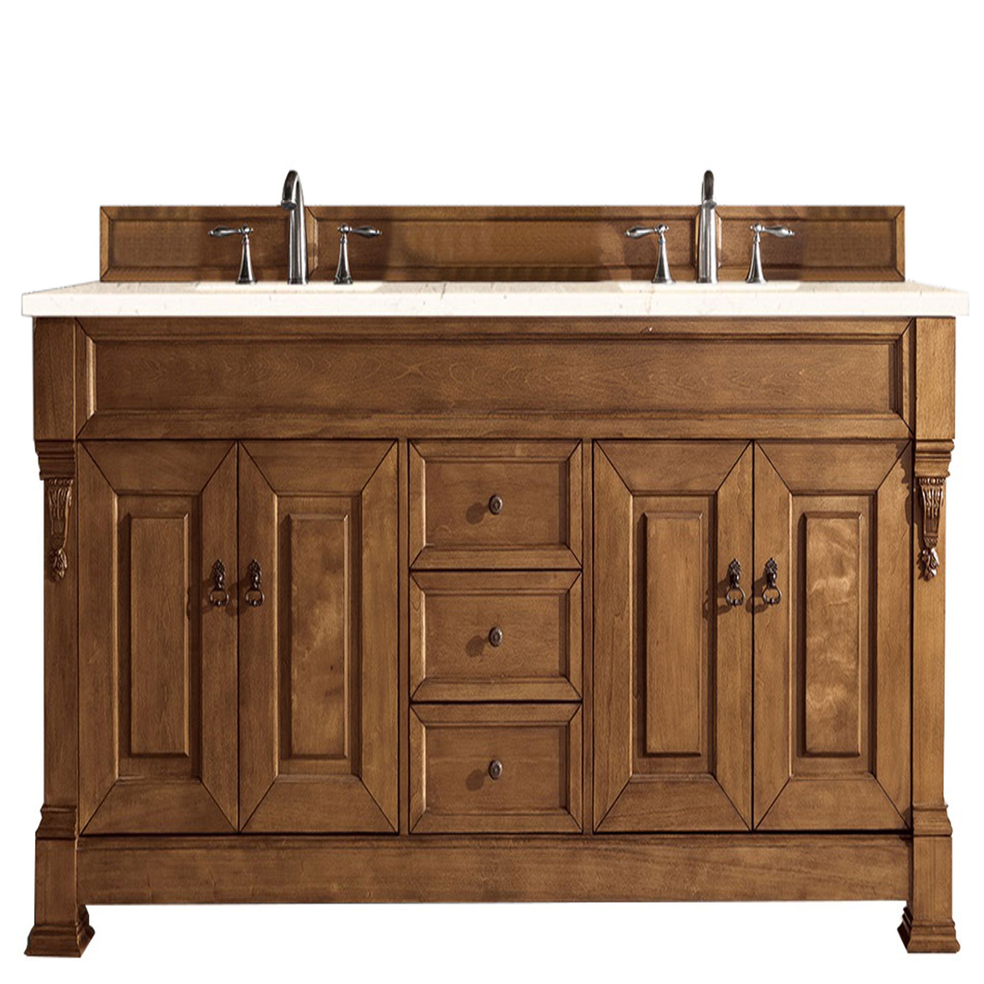 James Martin Vanities Brookfield 72" Double Vanity - Country Oak