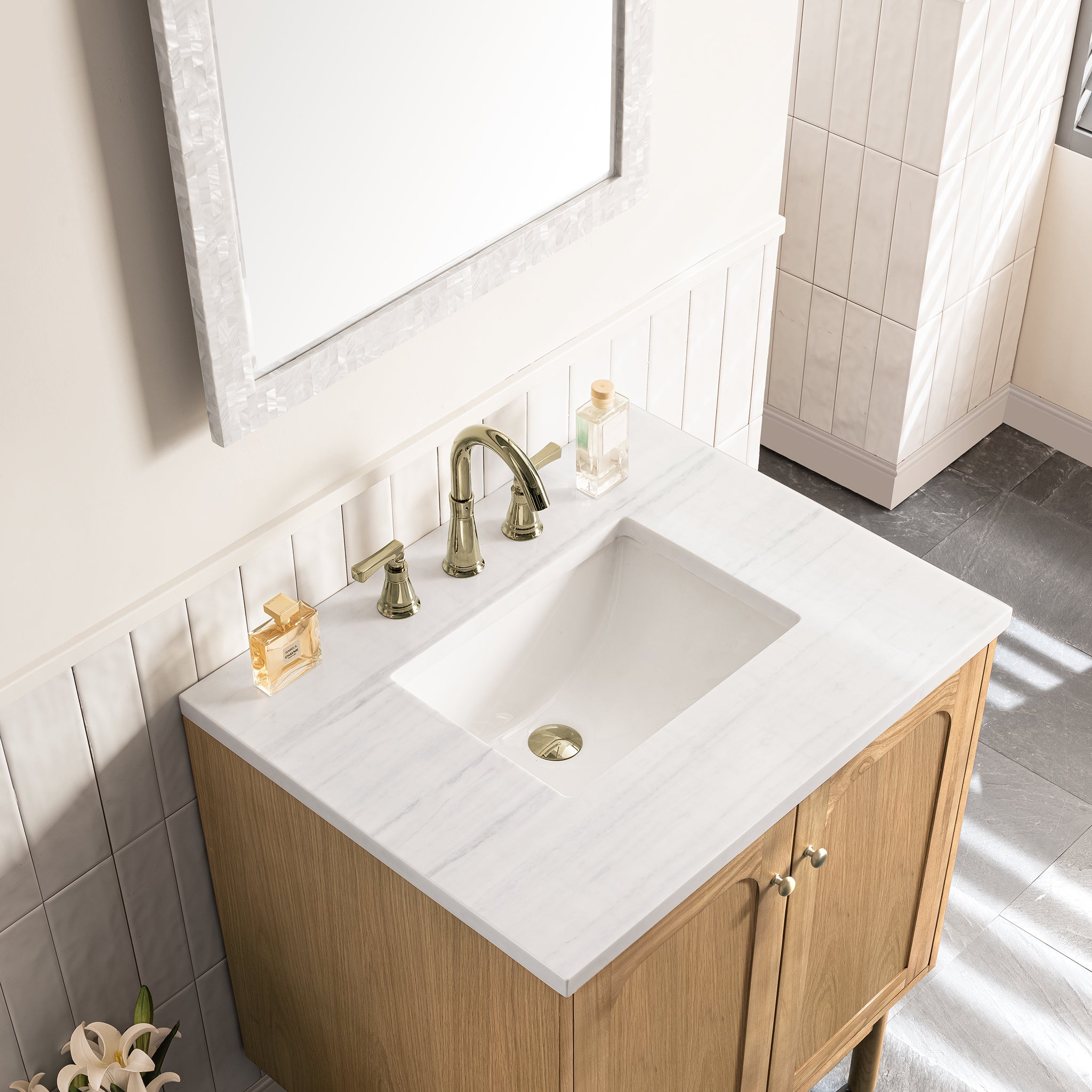 arctic fall top vanity