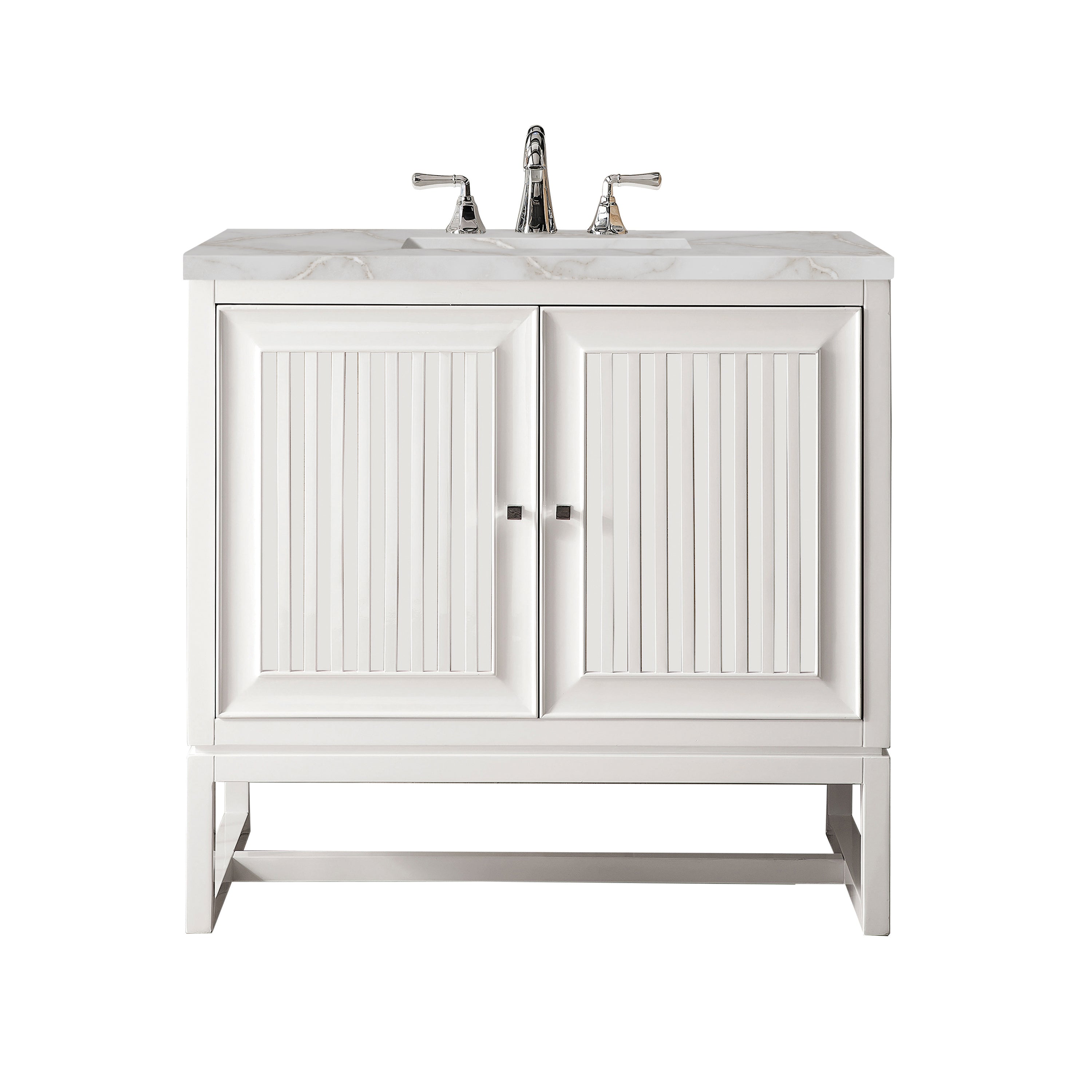 James Martin Vanities Athens 36" Single Vanity - Glossy White