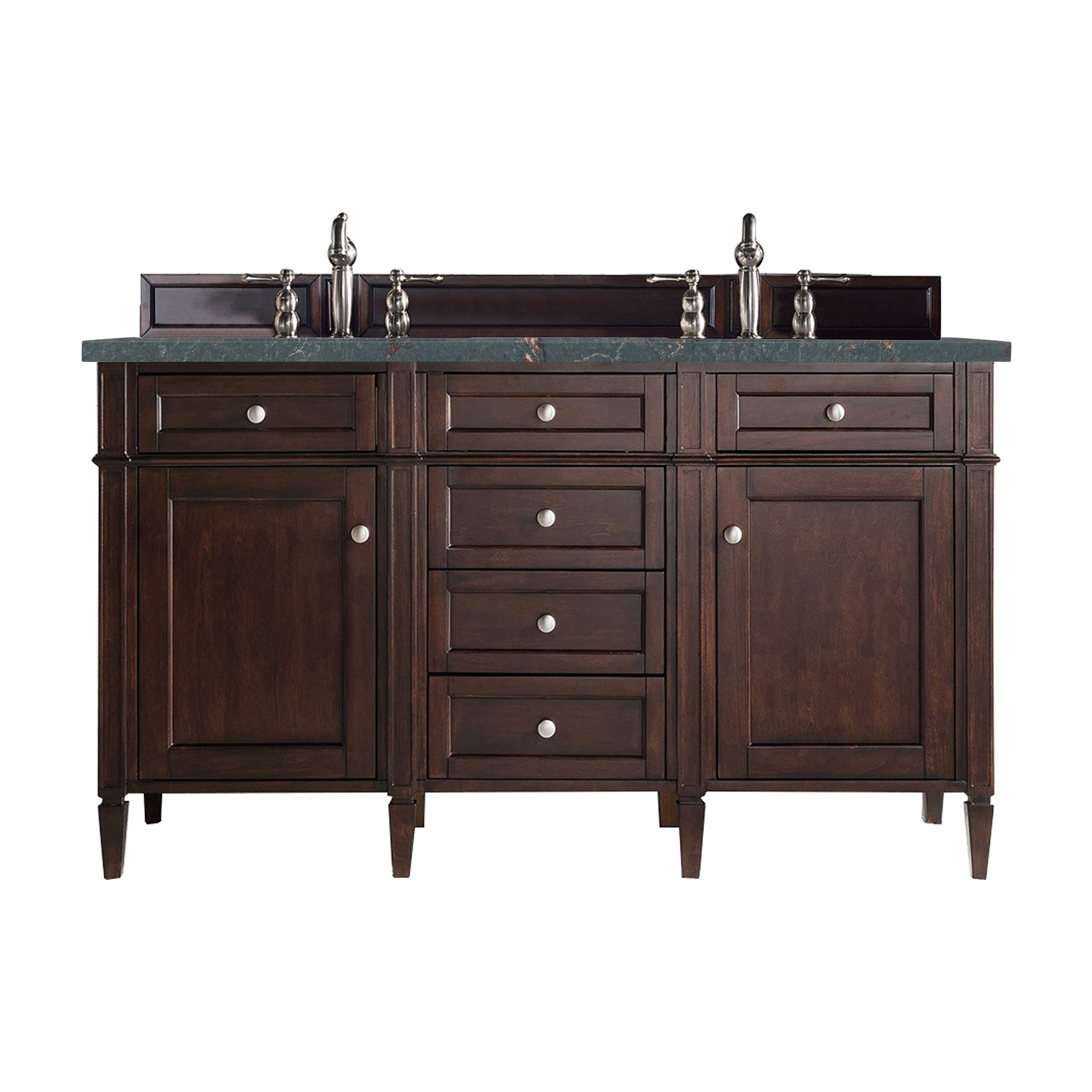 James Martin Vanities Brittany 60" Double Vanity - Burnished Mahogany