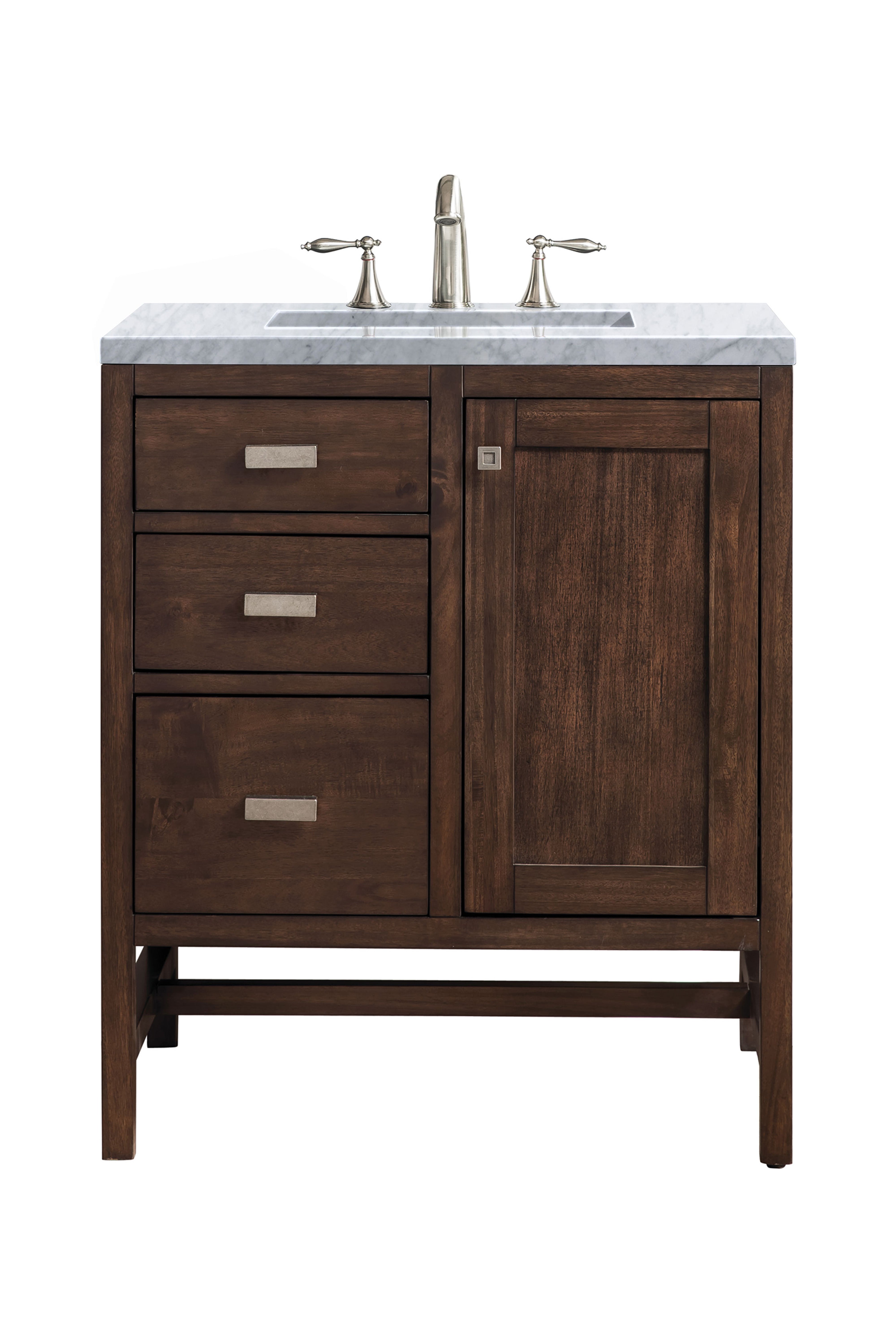 James Martin Vanities Addison 30" Single Vanity - Mid-Century Acacia