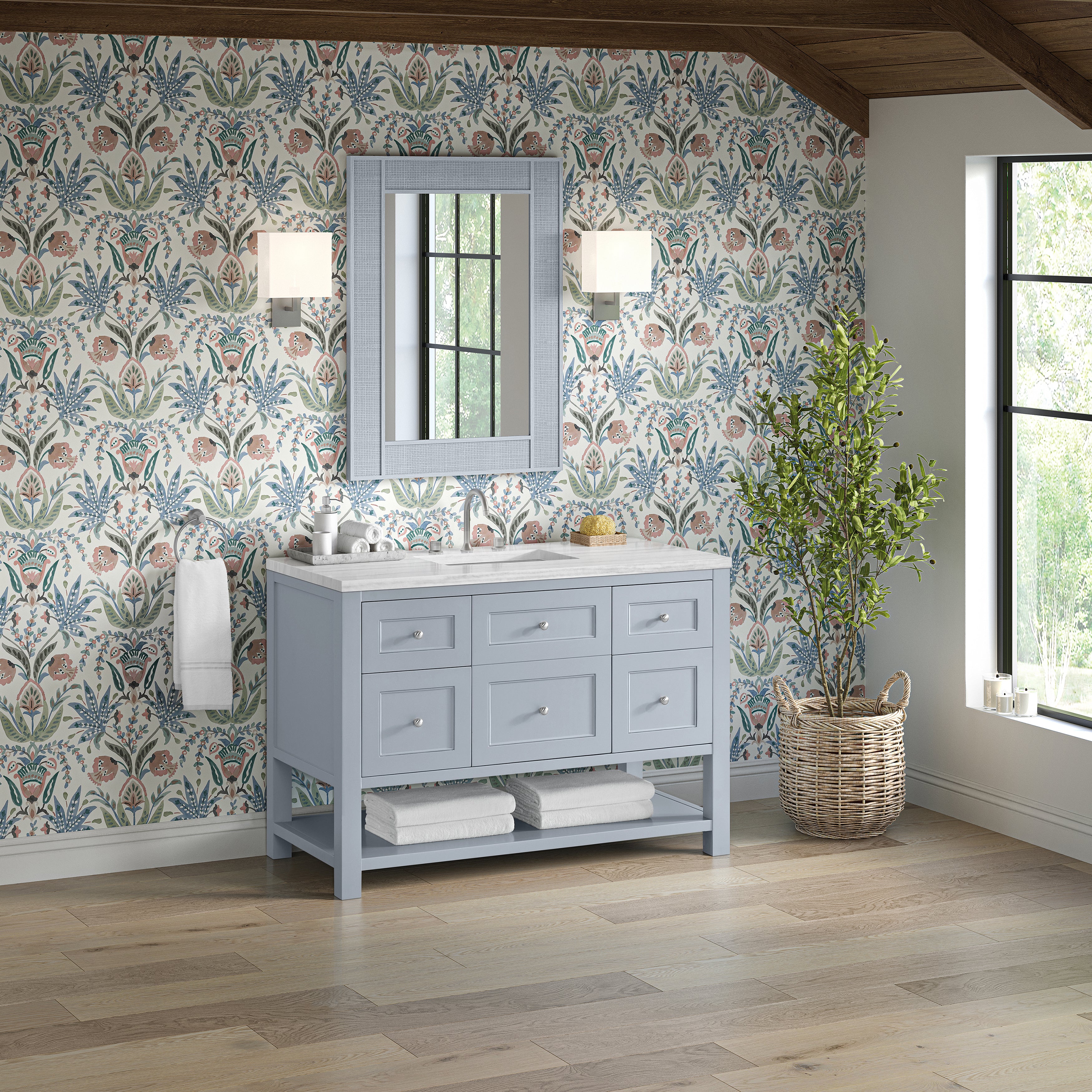 arctic fall solid surface top vanity