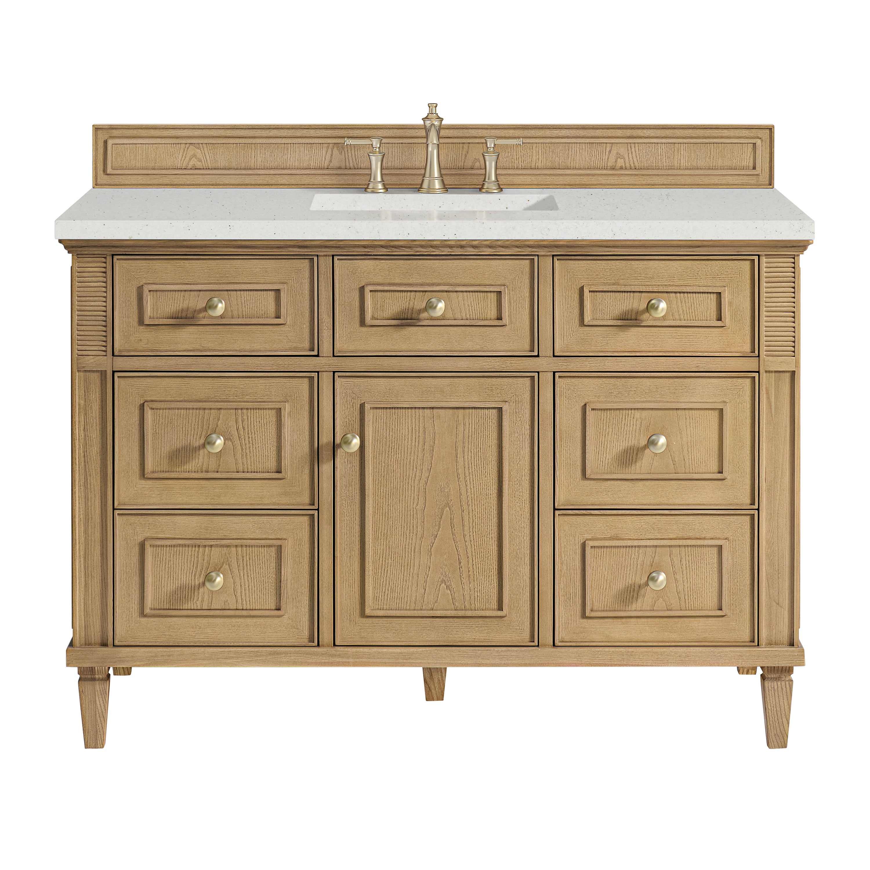 James Martin Vanities Lorelai 48" Single Vanity - Light Natural Oak