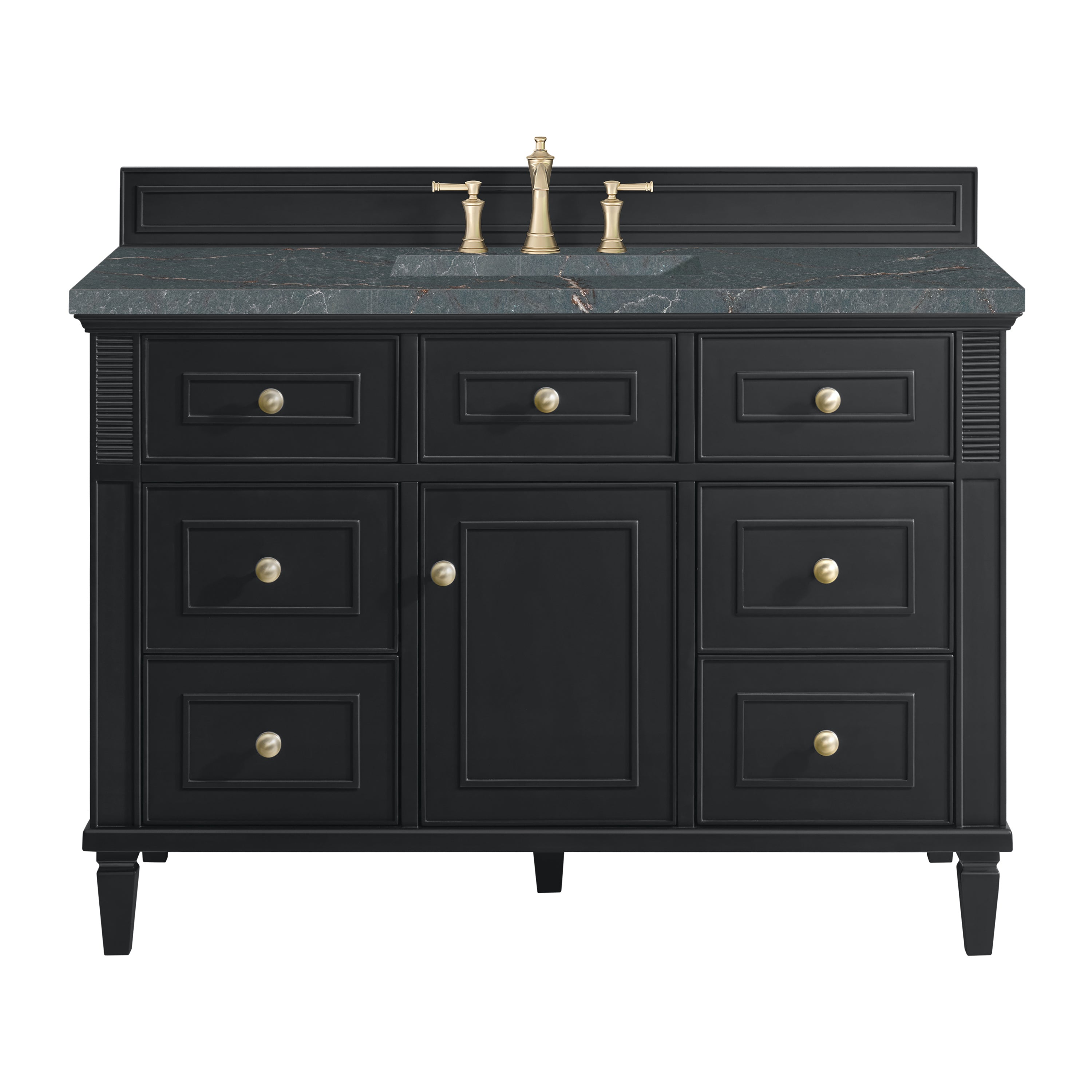 James Martin Vanities Lorelai 48" Single Vanity - Black Onyx