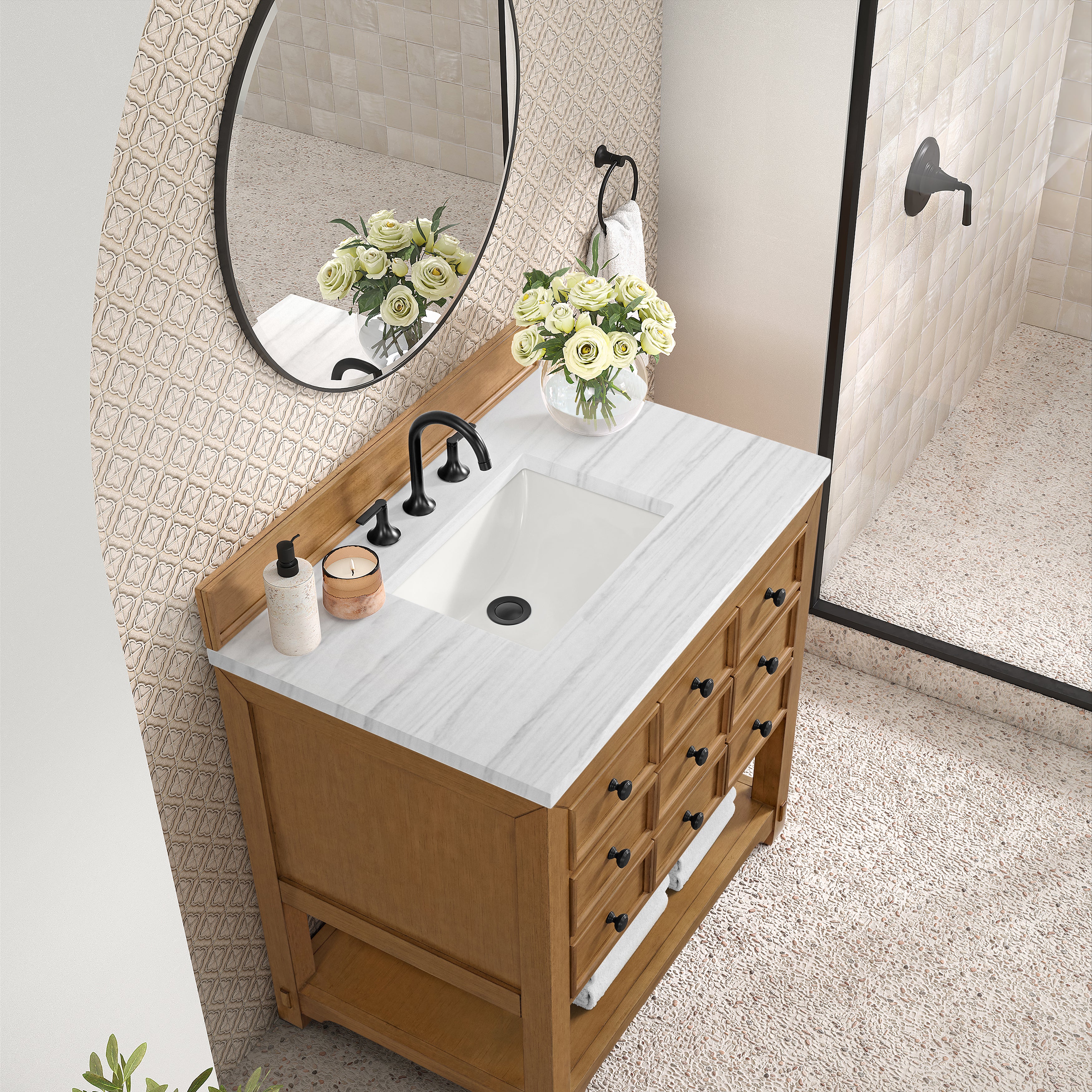 arctic fall top vanity