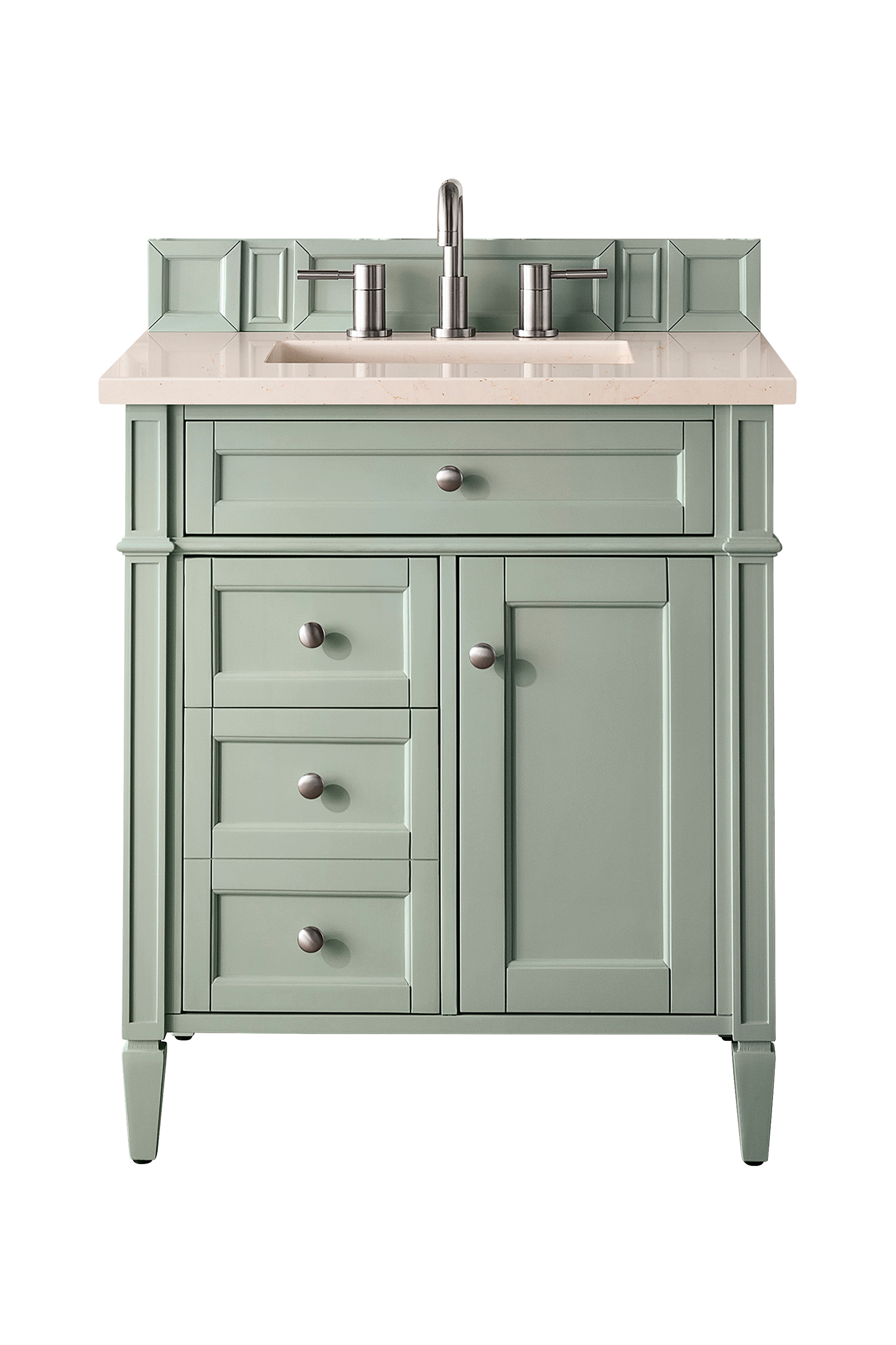 James Martin Vanities Brittany 30" Single Vanity - Sage Green