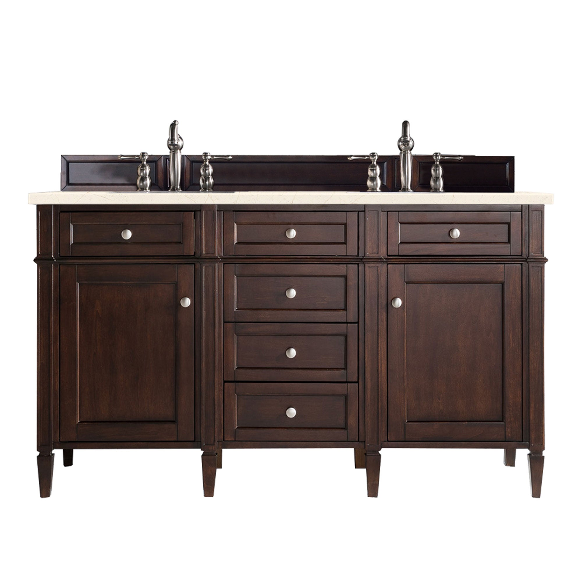 James Martin Vanities Brittany 60" Double Vanity - Burnished Mahogany