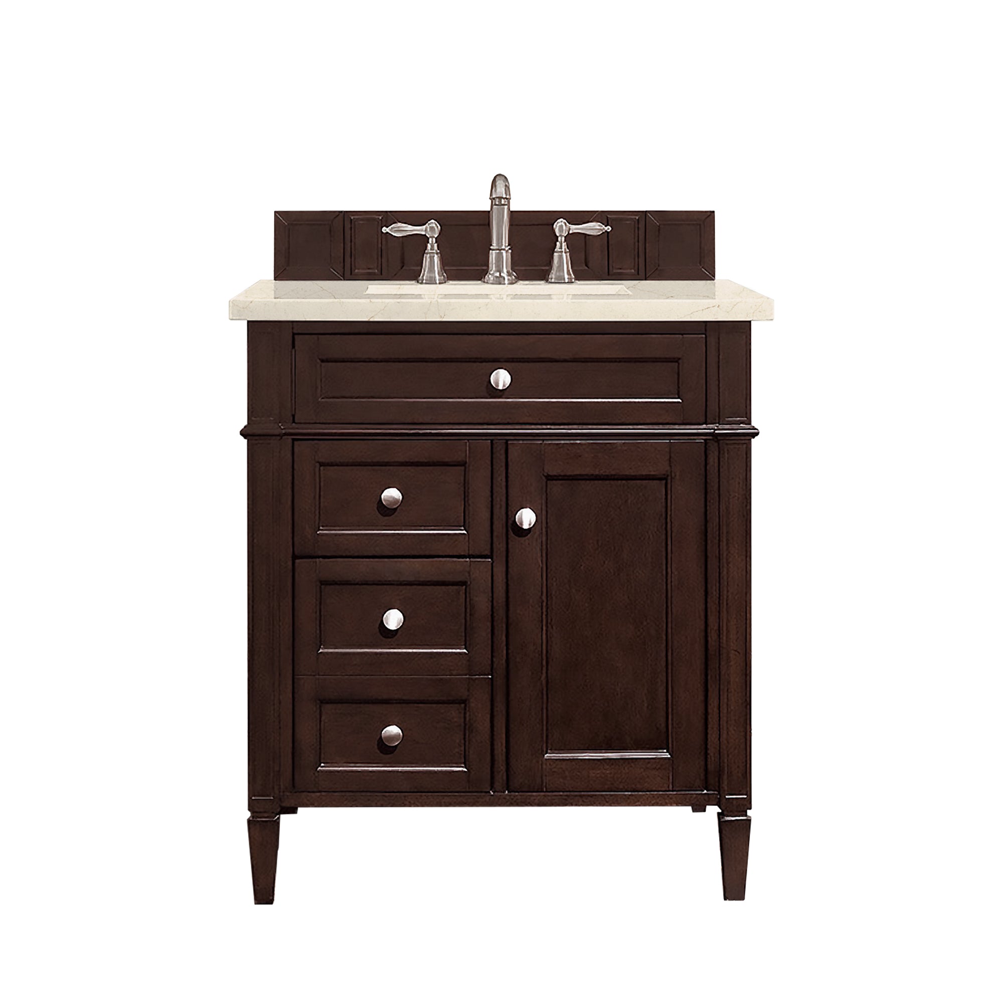 James Martin Vanities Brittany 30" Single Vanity - Burnished Mahogany