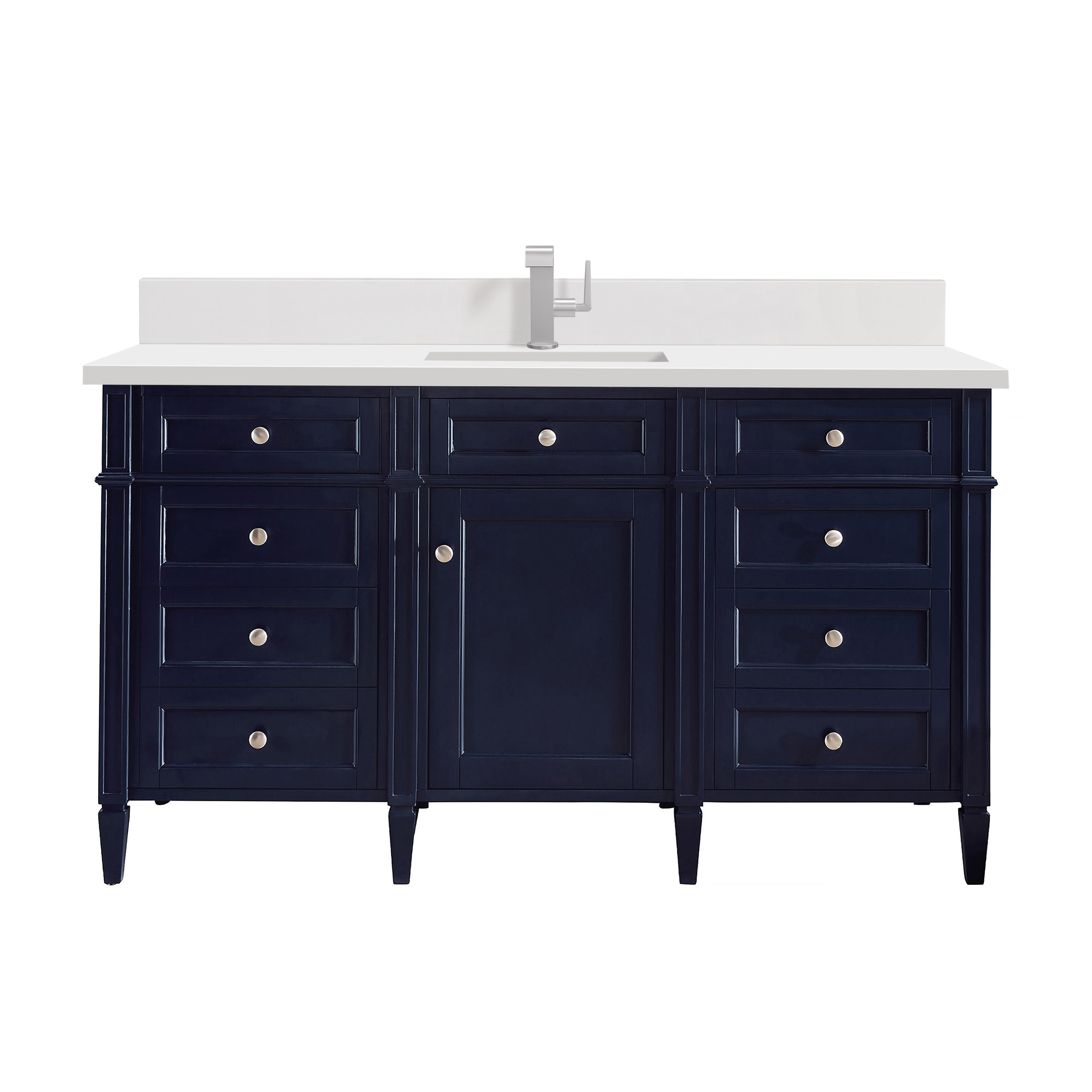 James Martin Vanities Brittany 60" Single Vanity - Victory Blue