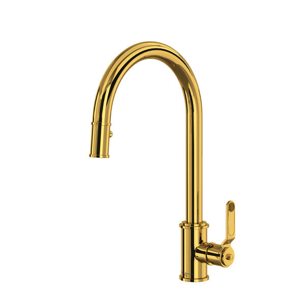 Rohl Armstrong Pull-Down Kitchen Faucet with C-Spout
