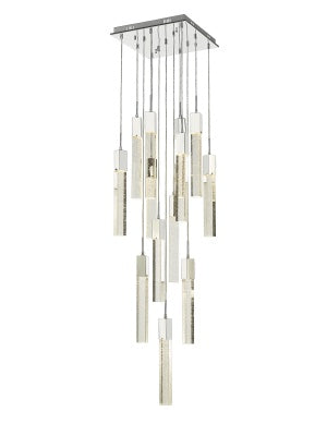 chrome flushmount pendant