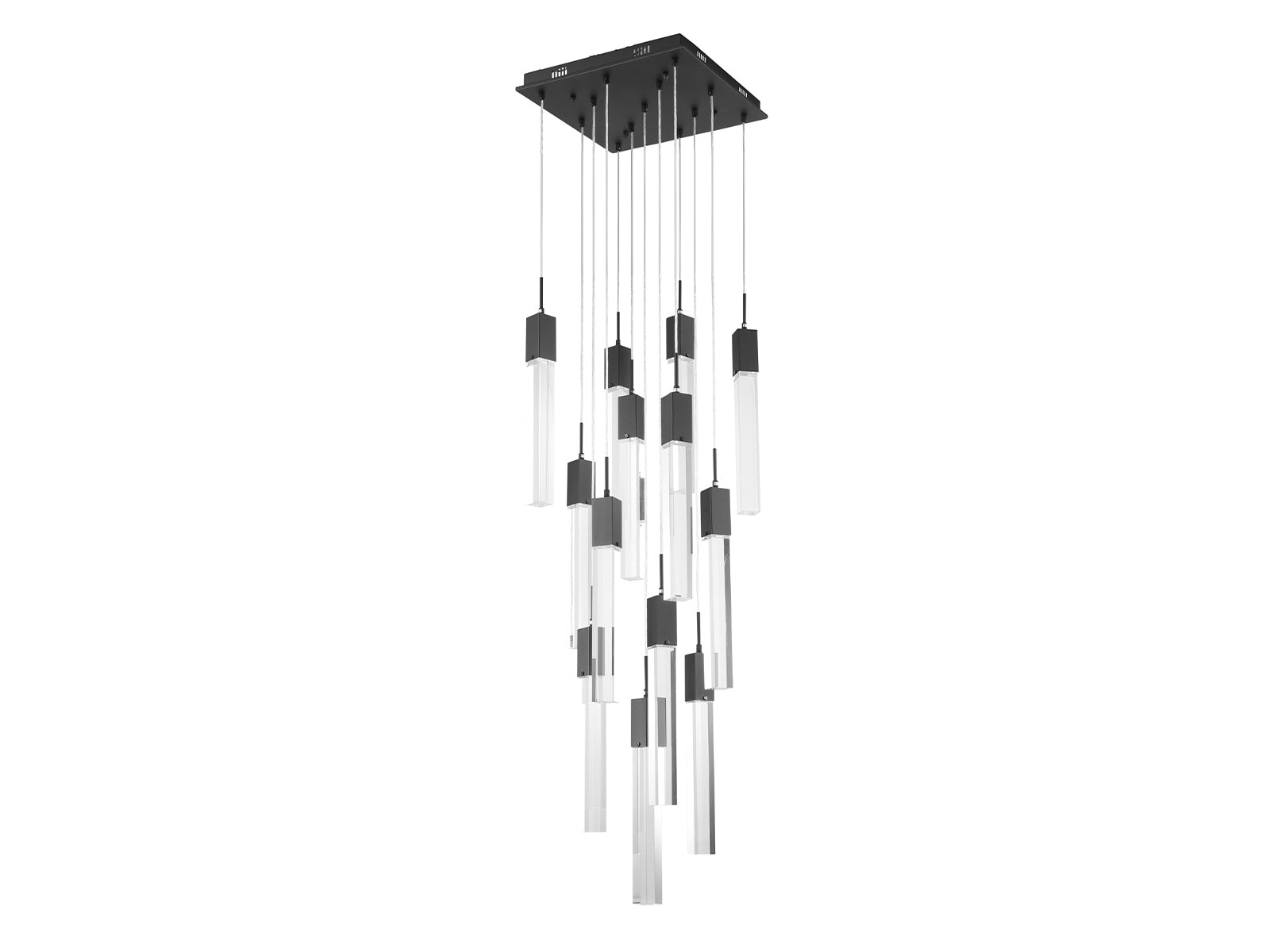 black flushmount pendant