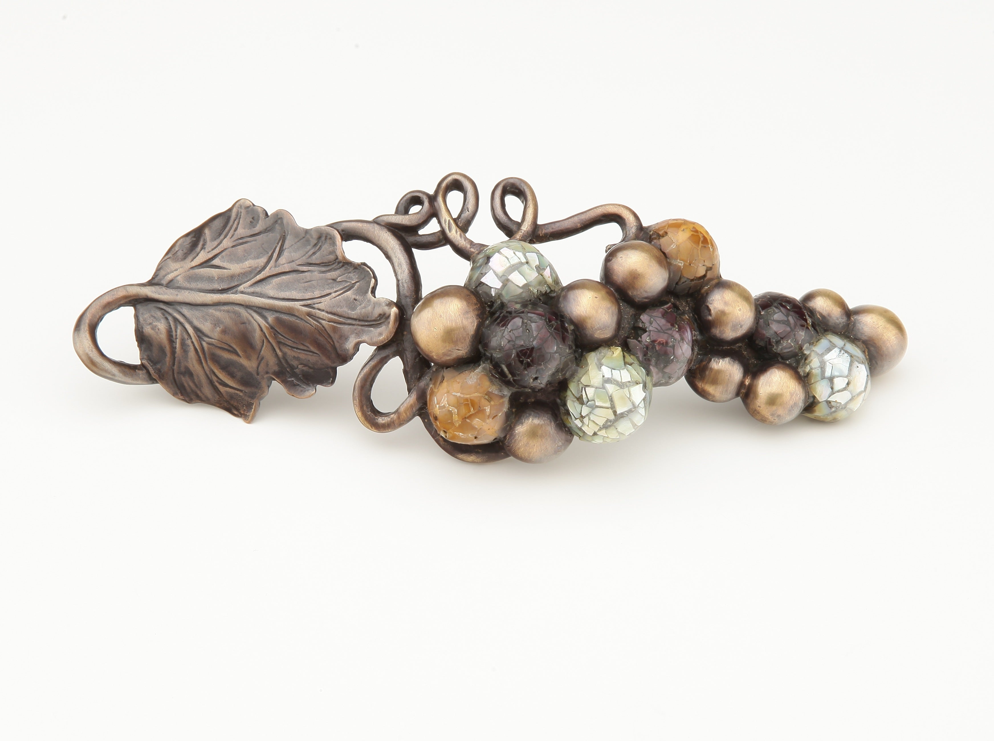 dark bronze hi-lited cabinet pull