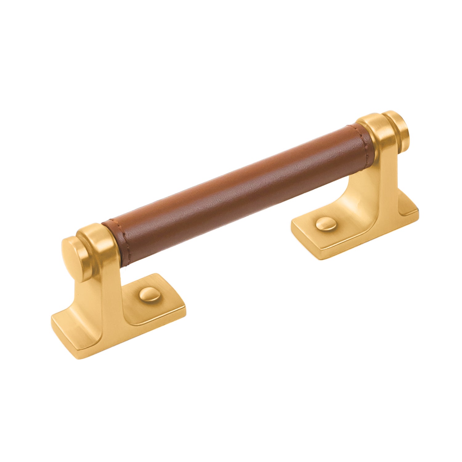 brushed golden brass pull