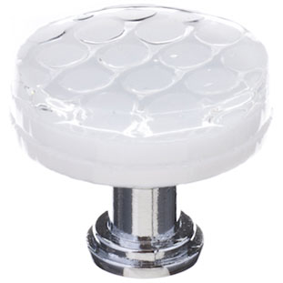 white round knob