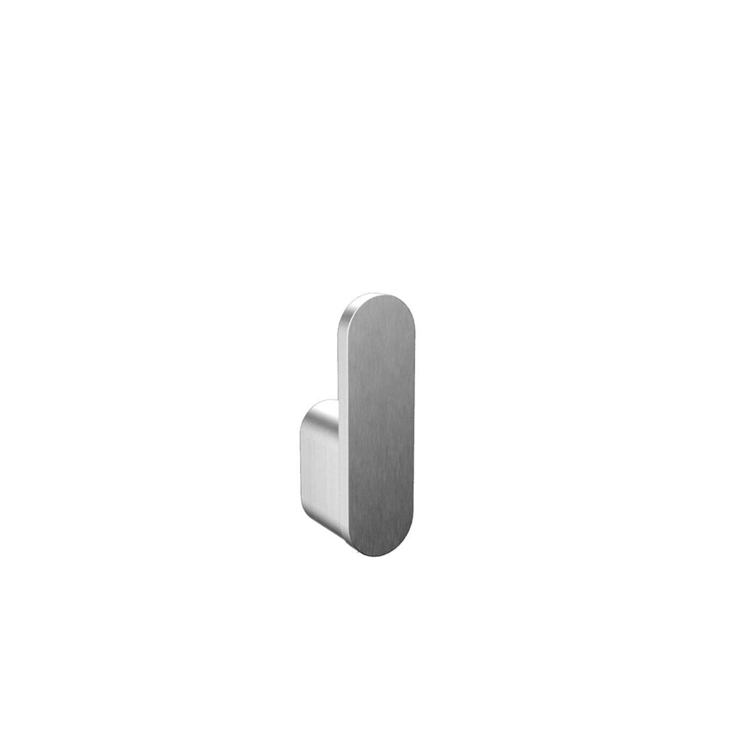 Brushed nickel towel Hook