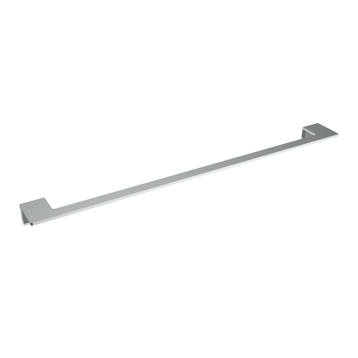 Chrome towel bar