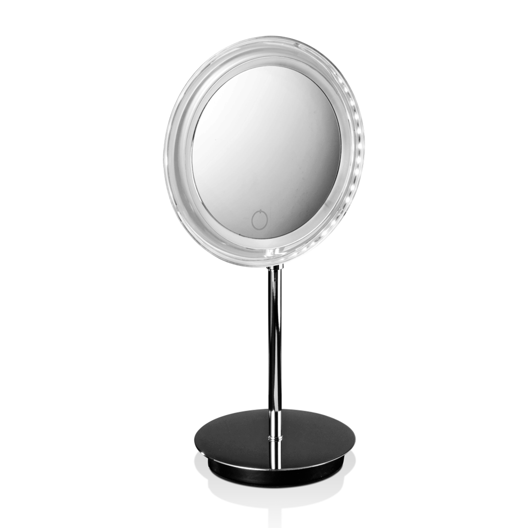 chrome led cosmetic mirror