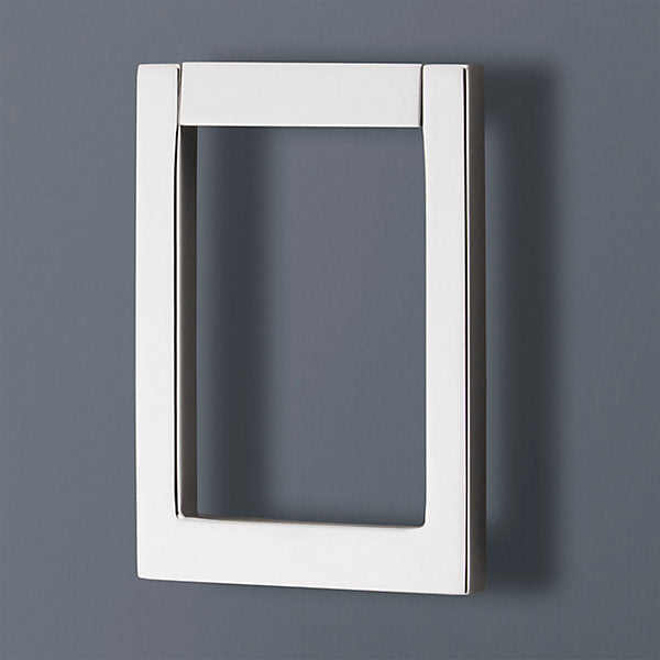 polished chrome knocker