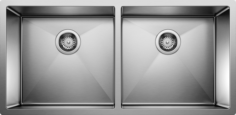 satin polish stainless steel sink