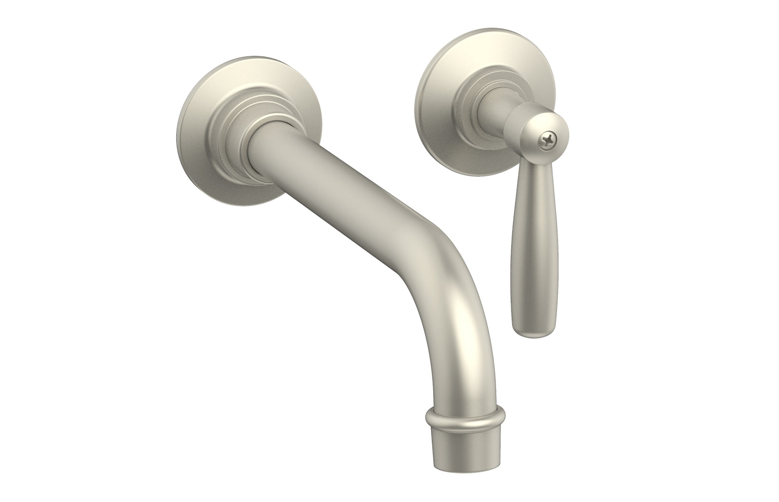 Phylrich WORKS Single Handle Wall Lavatory Set - Lever Handles