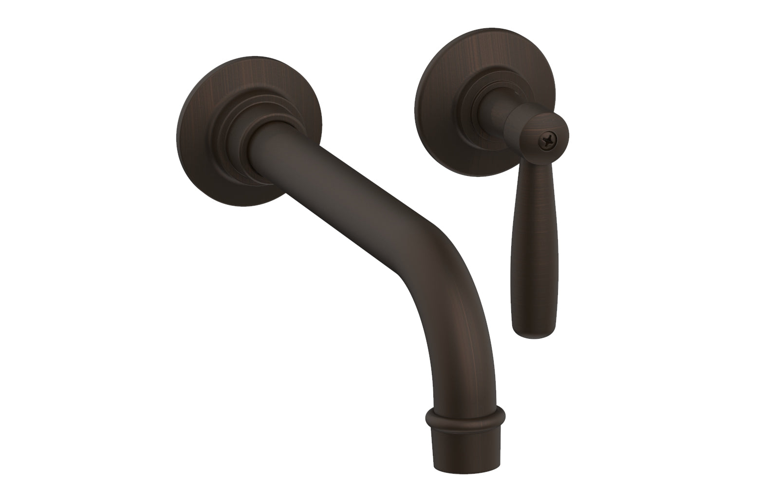 Phylrich WORKS Single Handle Wall Lavatory Set - Lever Handles