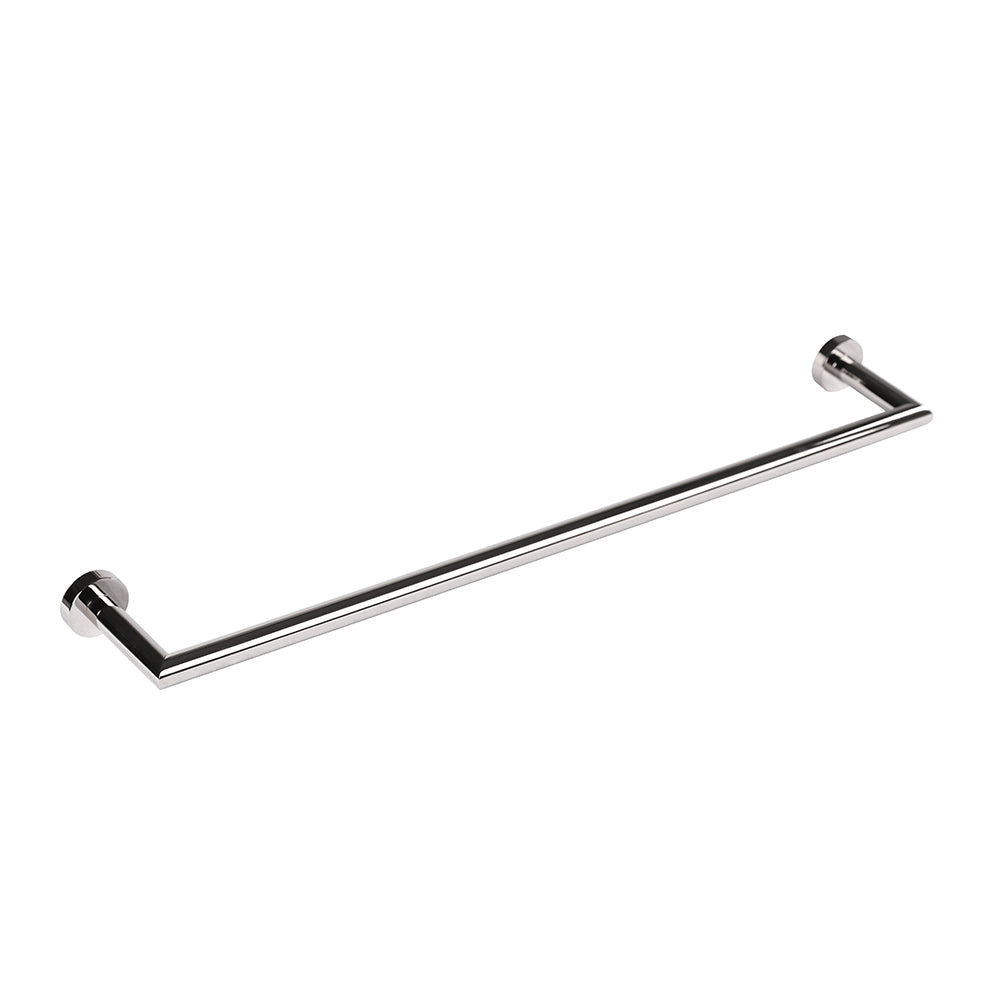 polished chrome towel bar