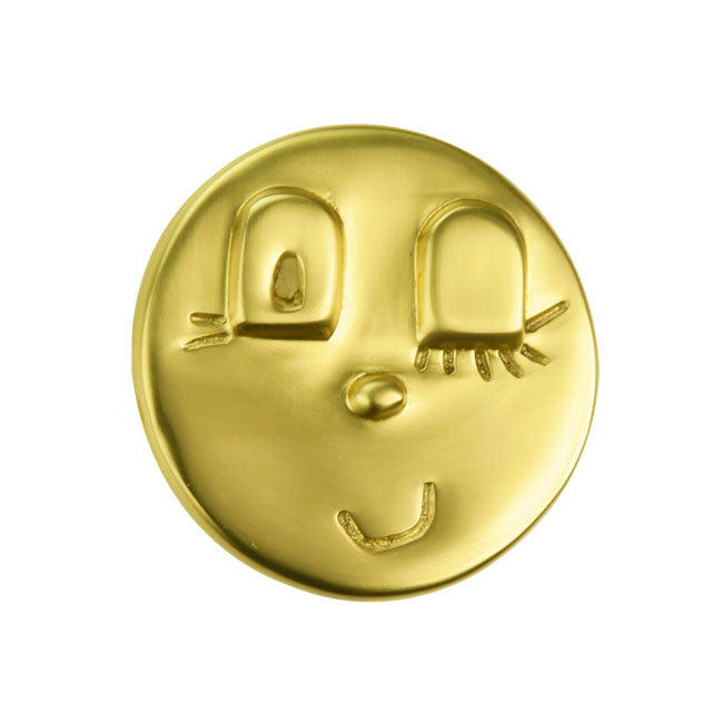 satin brass knob