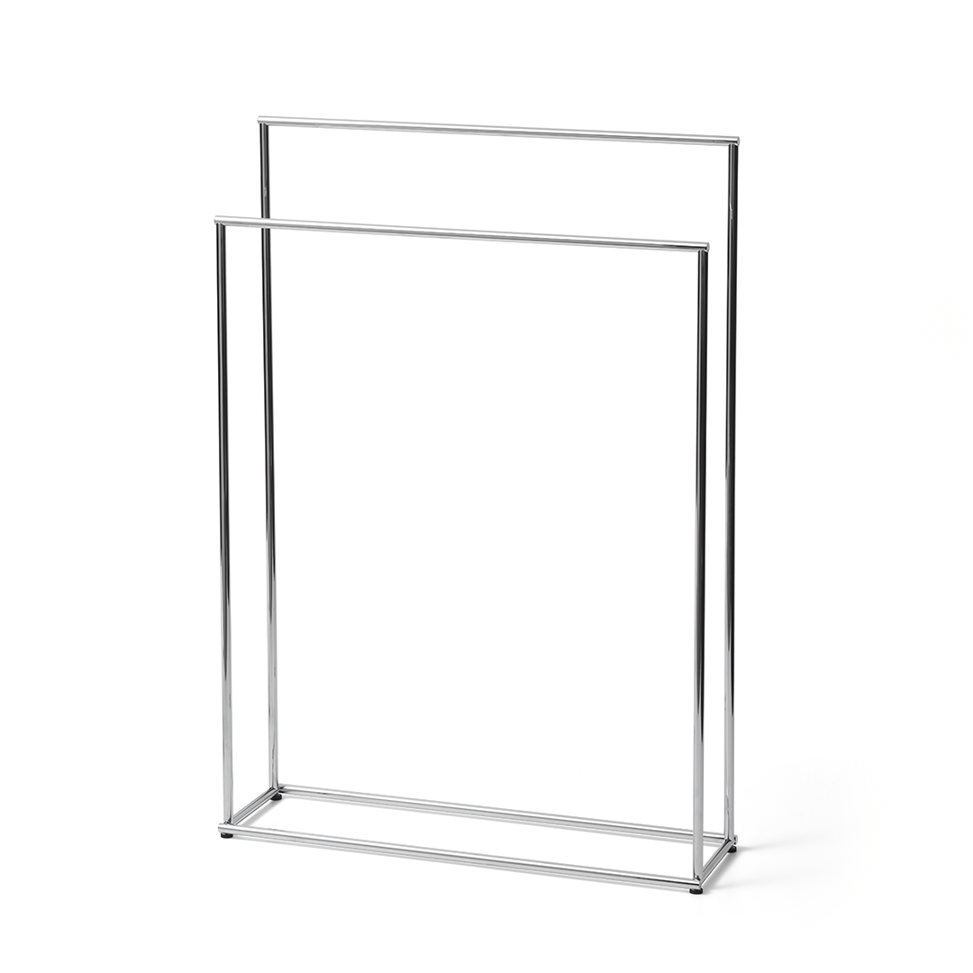 chrome towel stand