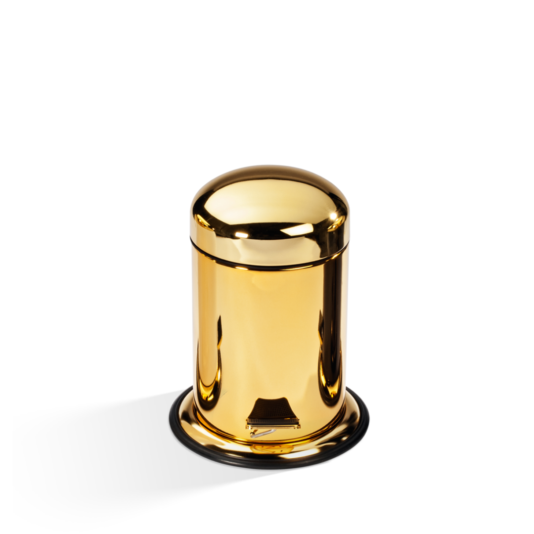 gold pedal bin