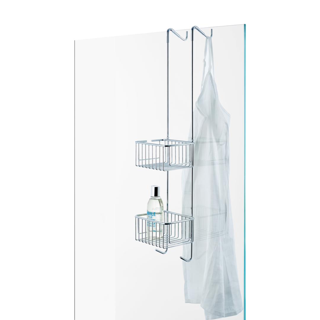chrome hang up basket