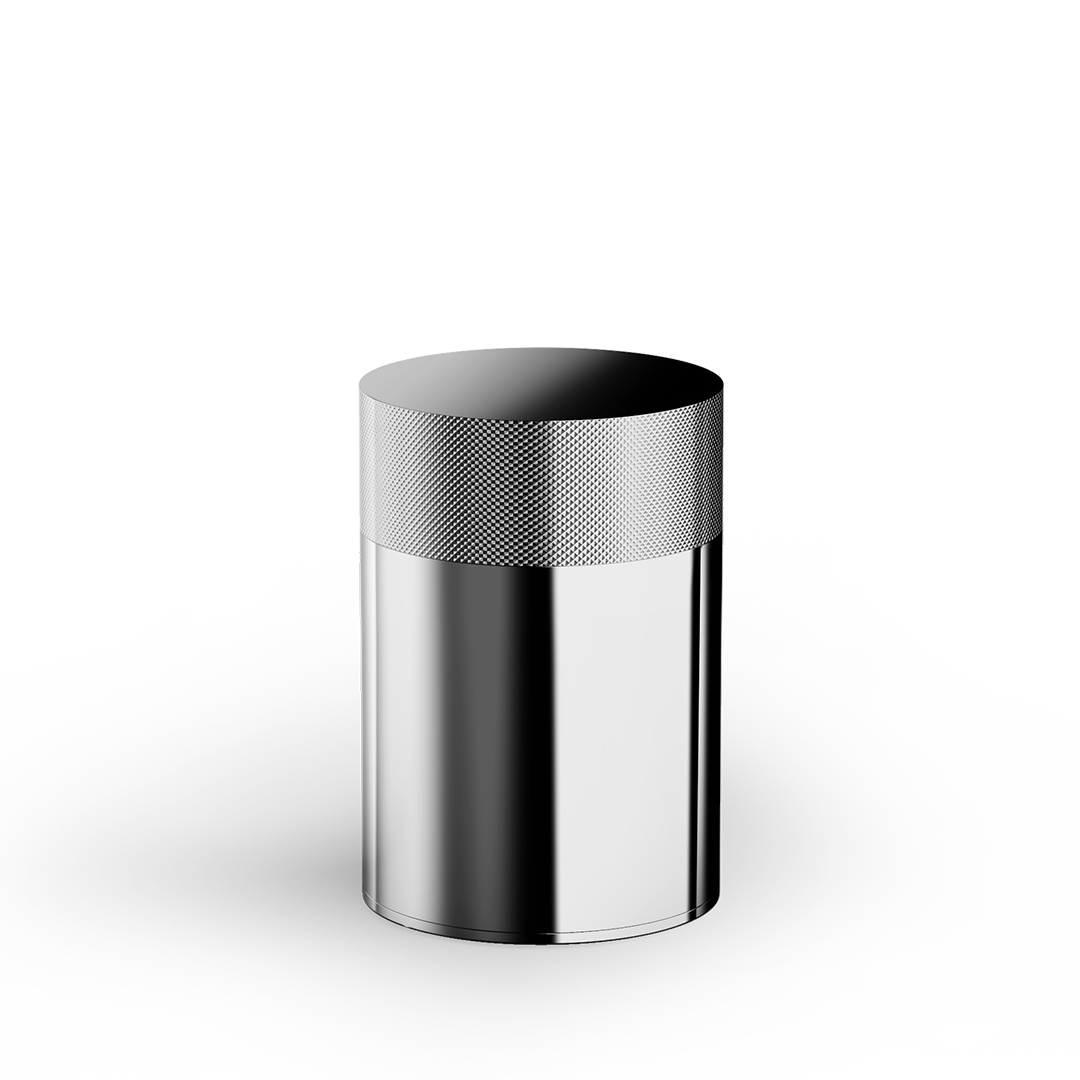 chrome box with lid